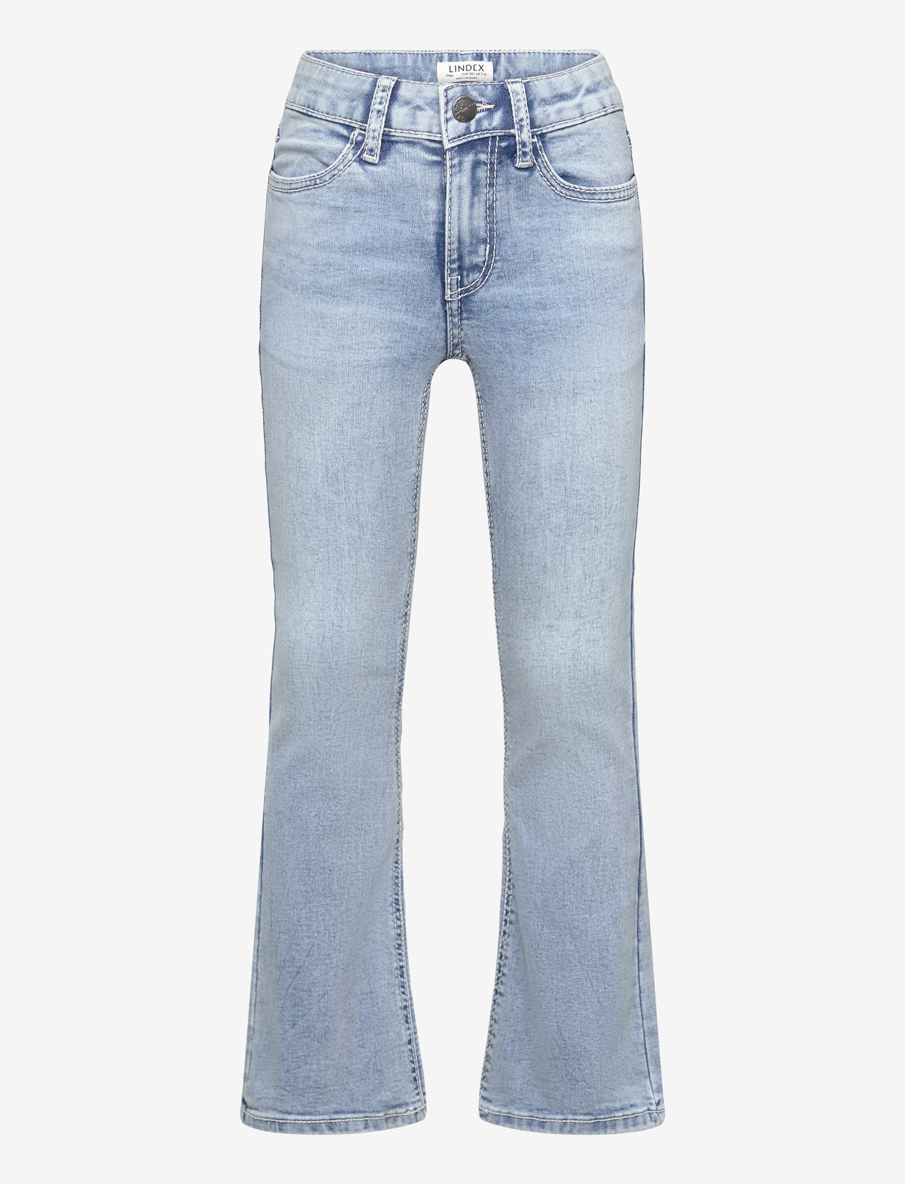 Lindex - Trousers denim Freja stitches - bootcut jeans - light denim - 1