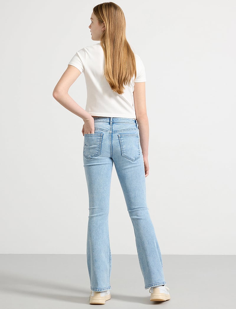 Lindex - Trousers denim Freja stitches - bootcut jeans - light denim - 3