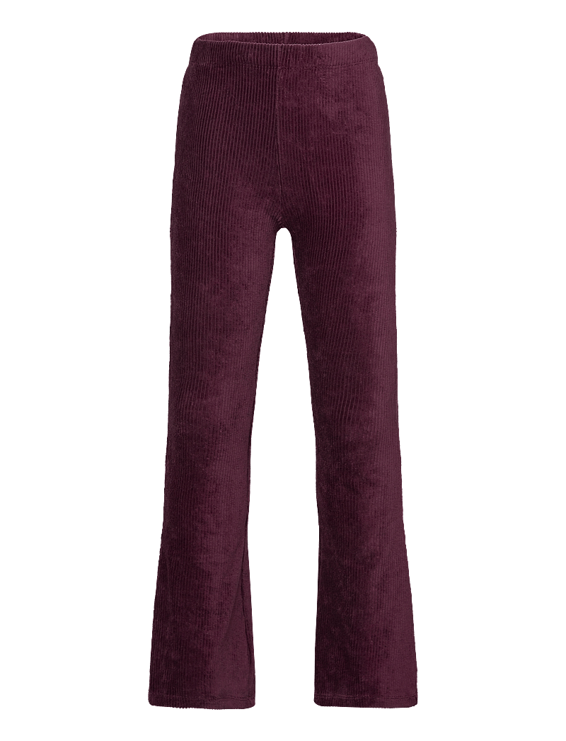 Lindex - Leggings flare cord tricot - retuusid - dark lilac - 1