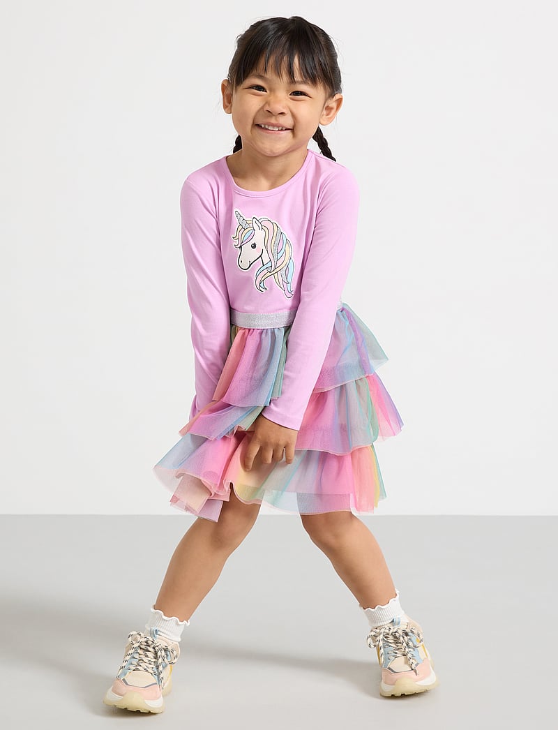 Lindex Dress L S Unicorn And Mesh Ski (DEX3001947) Long-sleeved casual dresses