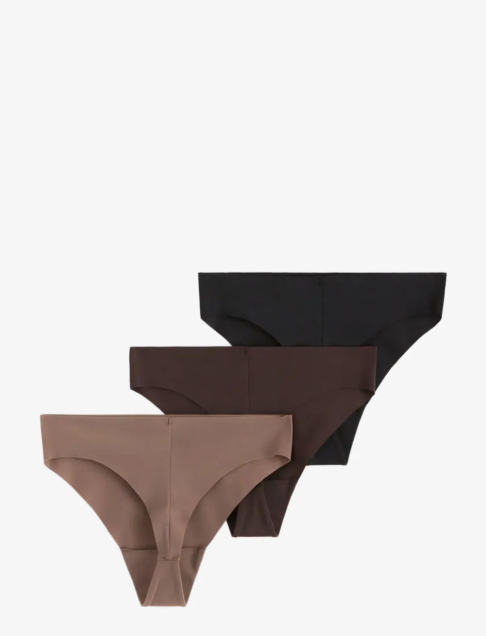 Lindex - 3 p thong active wear - stringtrusser - black - 2