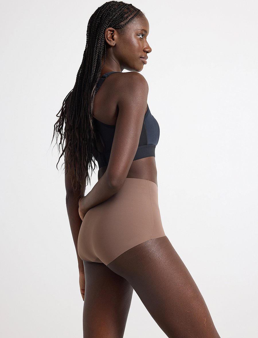 Lindex - 3-pack high waist sports briefs - midi & maxi trusser - black - 5