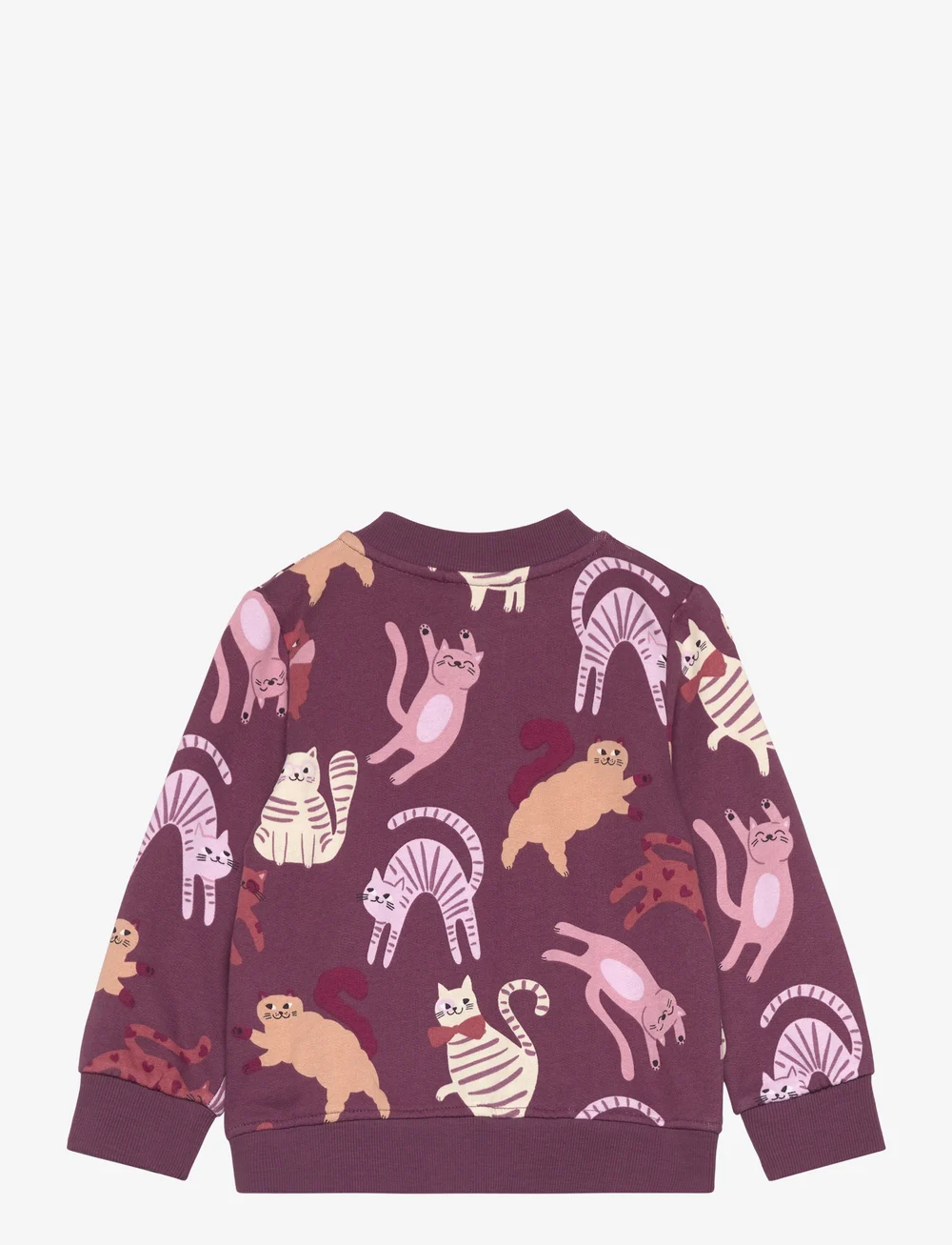 Lindex - Jacket tricot with zip AOP - sweatshirts - dark dusty lilac - 2