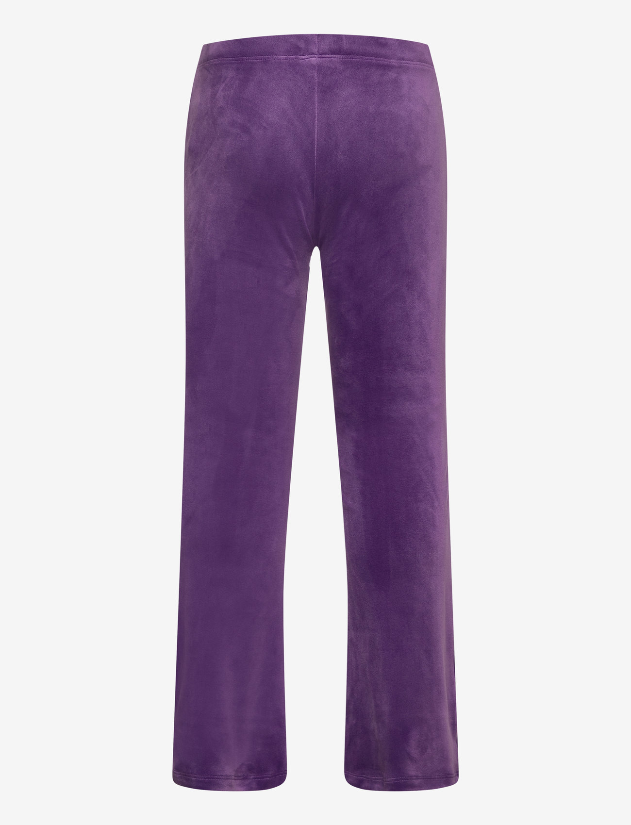 Lindex - Leggings flare velour solid - leggings - dark lilac - 1