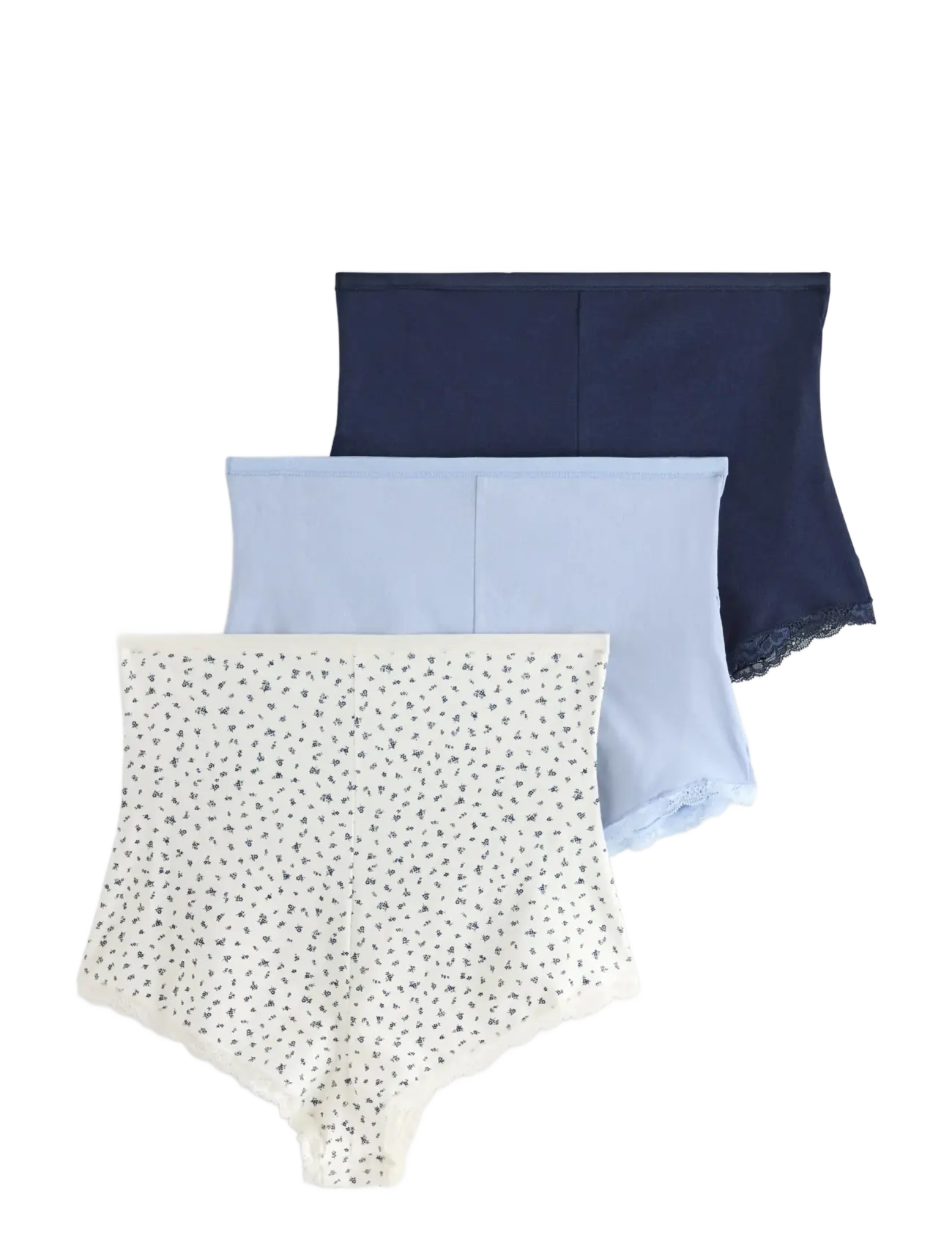 Lindex - 3-pack MOM brazilian maternity briefs - light white - 2