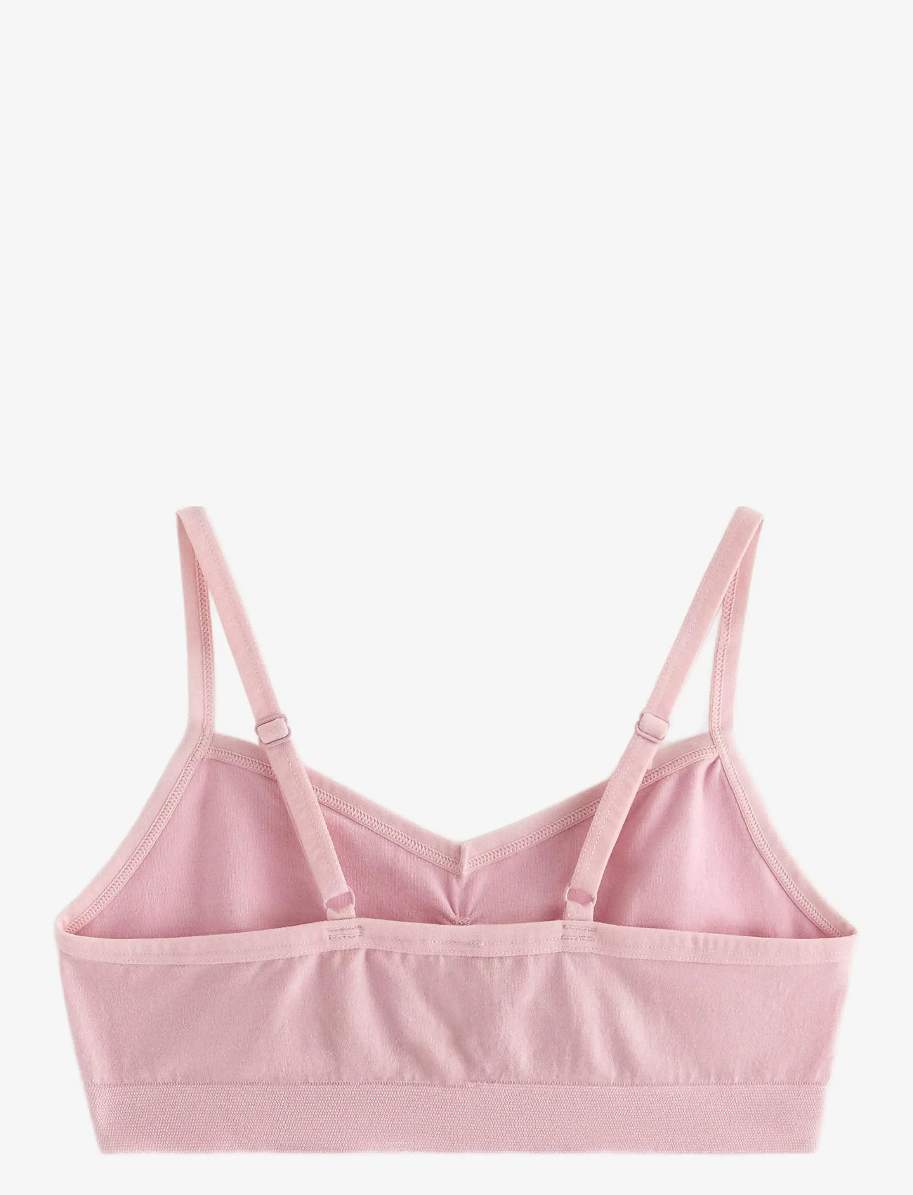 Lindex - Top seamless v neck - overdele - dusty pink - 1