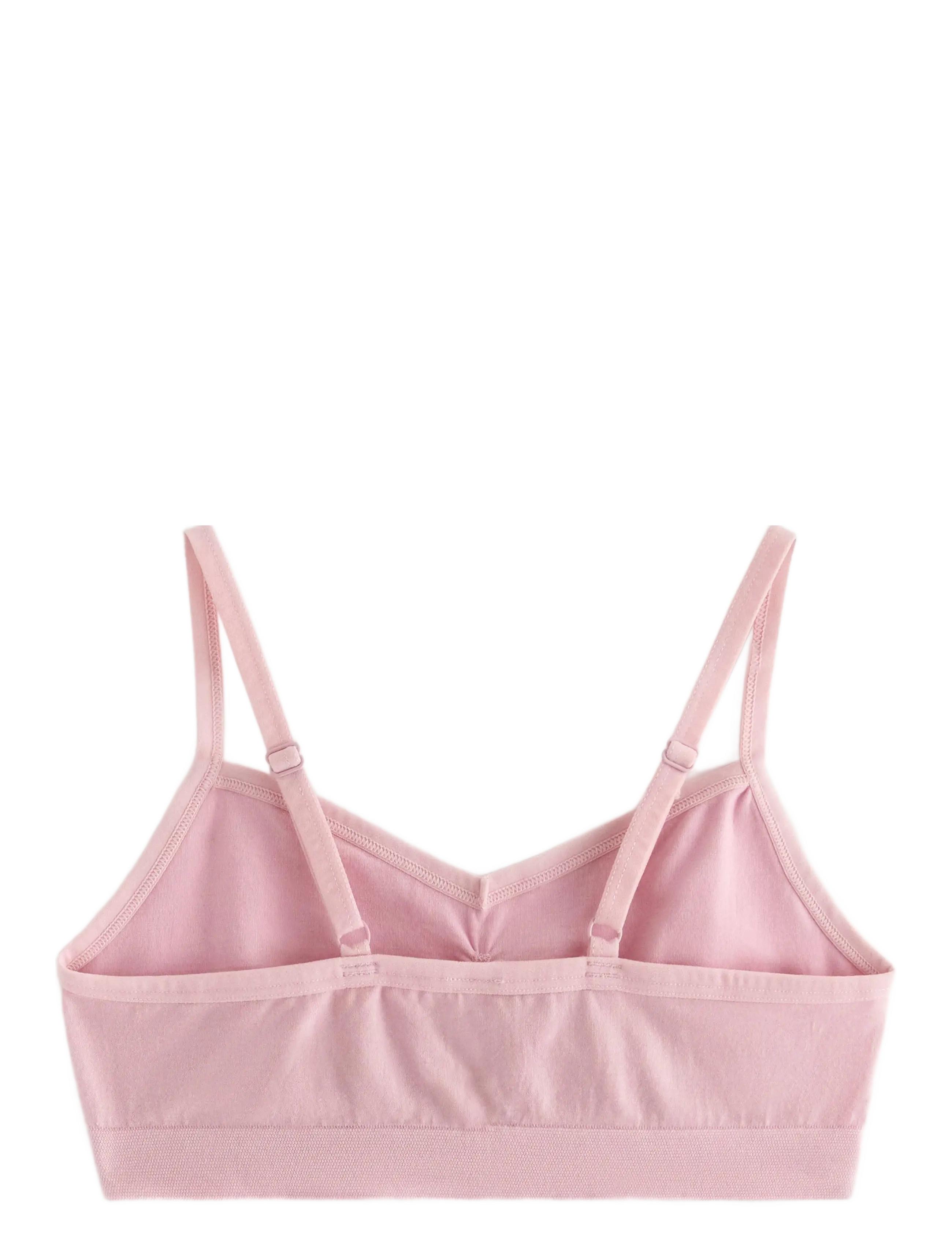 Lindex - Top seamless v neck - tops - dusty pink - 1