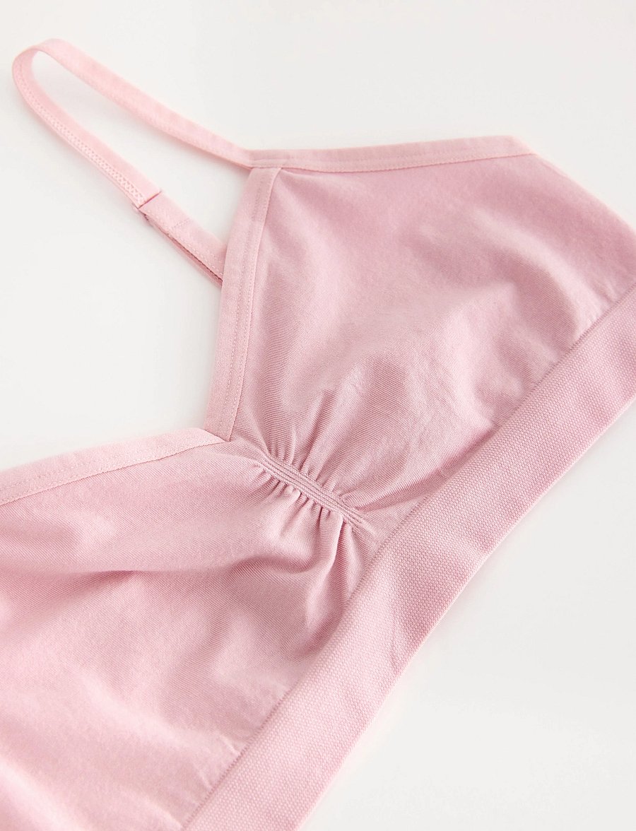 Lindex - Seamless short top - oberteile - dusty pink - 2