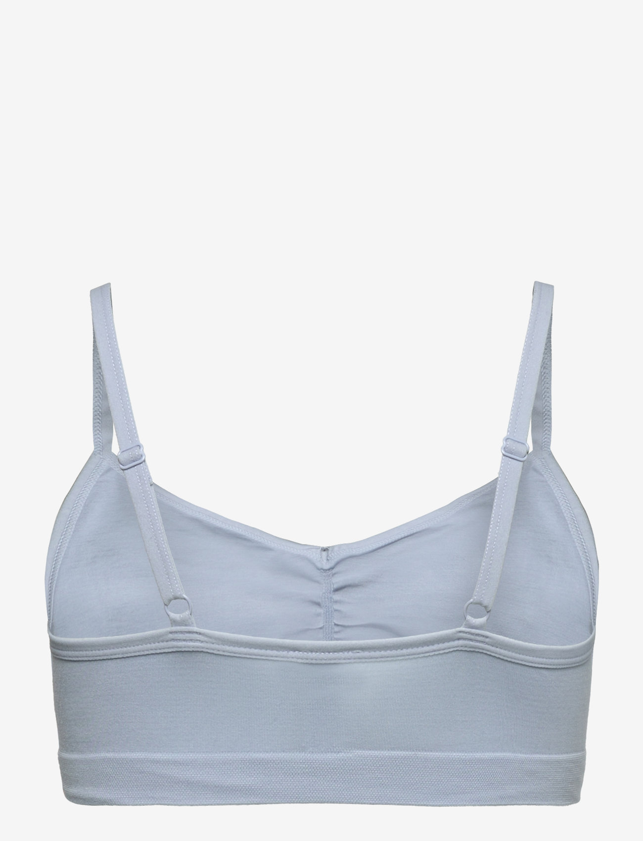 Lindex - Top seamless v neck - oberteile - light blue - 1