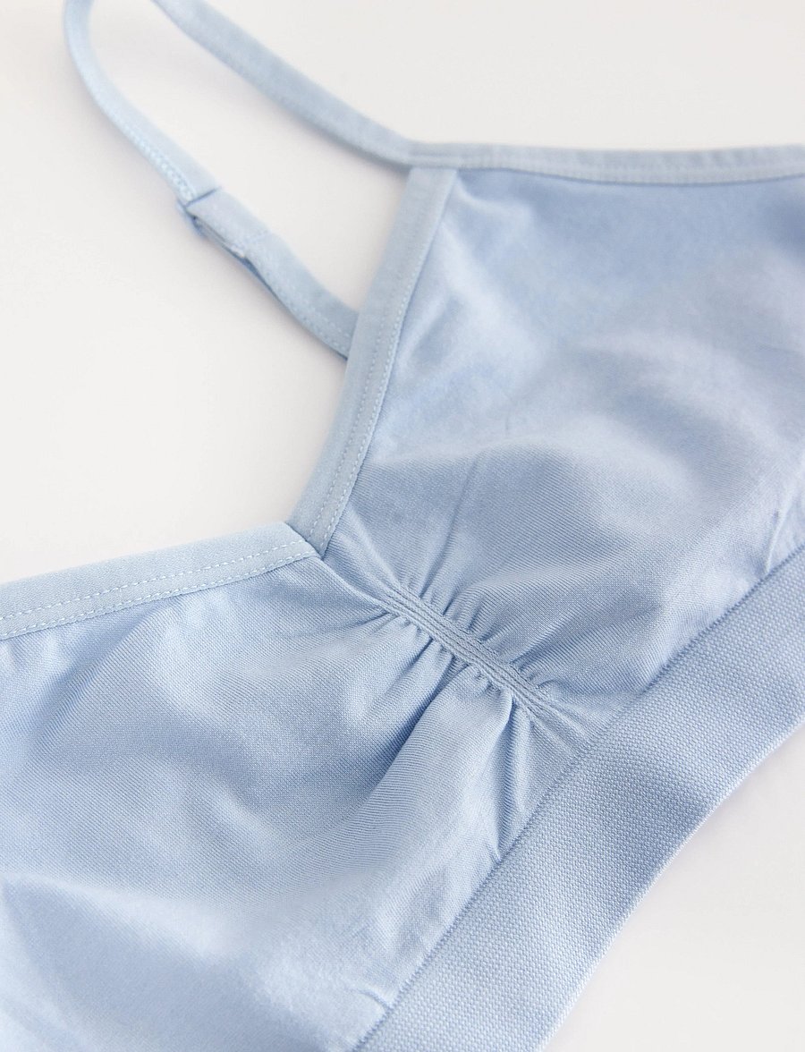 Lindex - Seamless short top - oberteile - light blue - 2