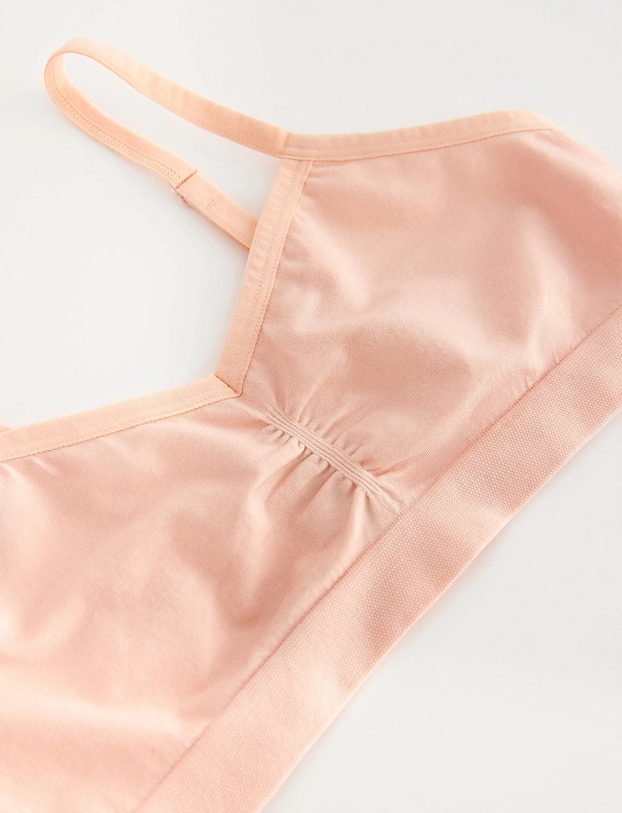 Lindex - Seamless short top - oberteile - light dusty pink - 2