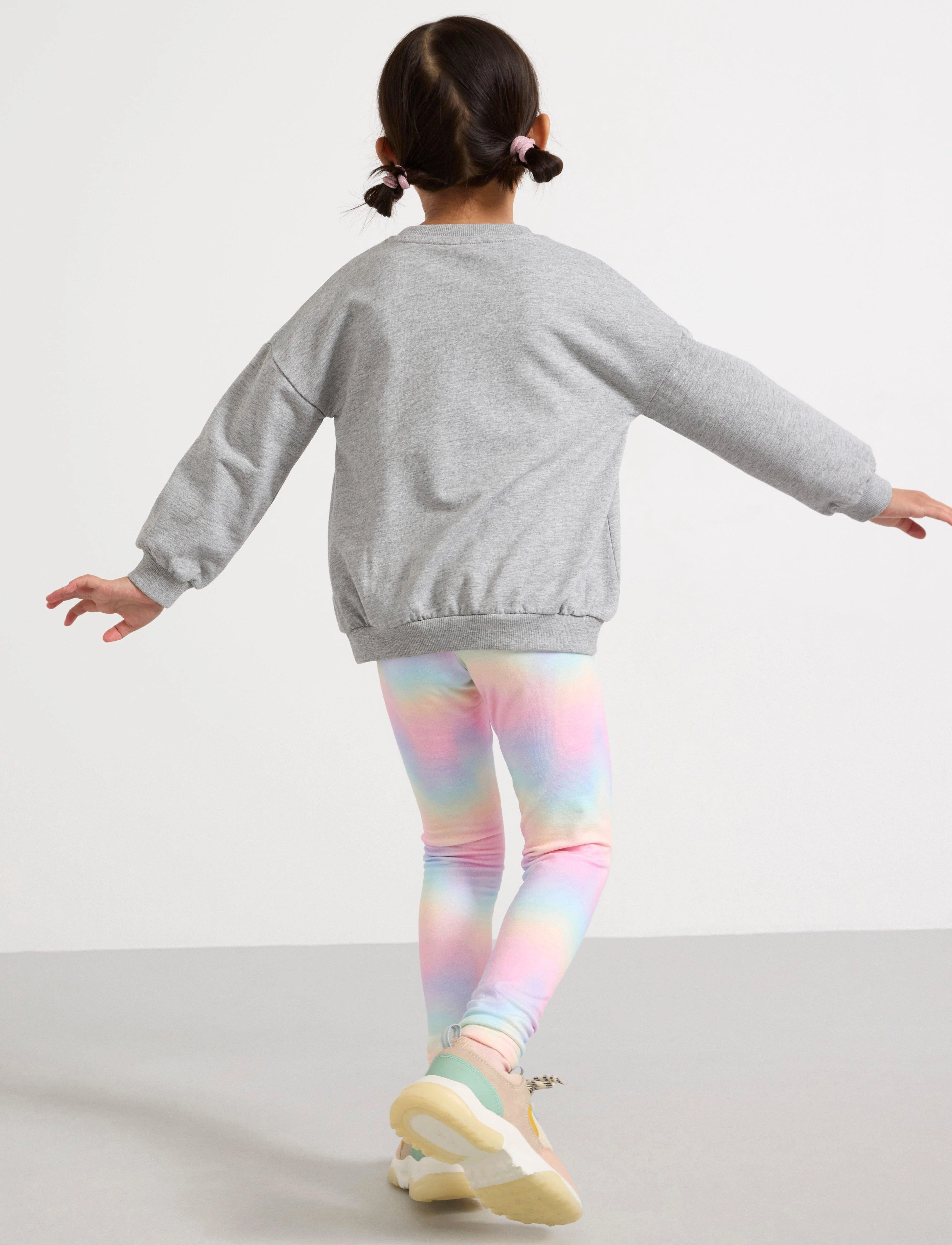 Lindex - Leggings rainbow AOP - leggings - light pink - 3