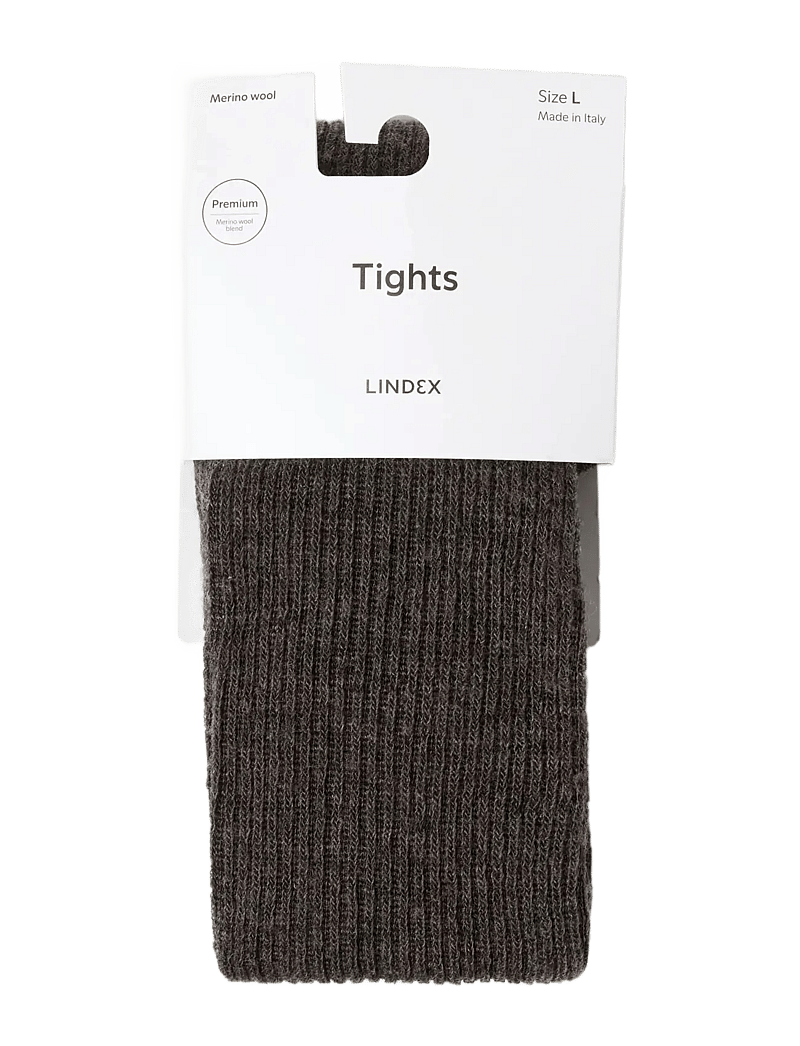 Lindex - Tights wool rib - besondere anlässe - brown melange - 1