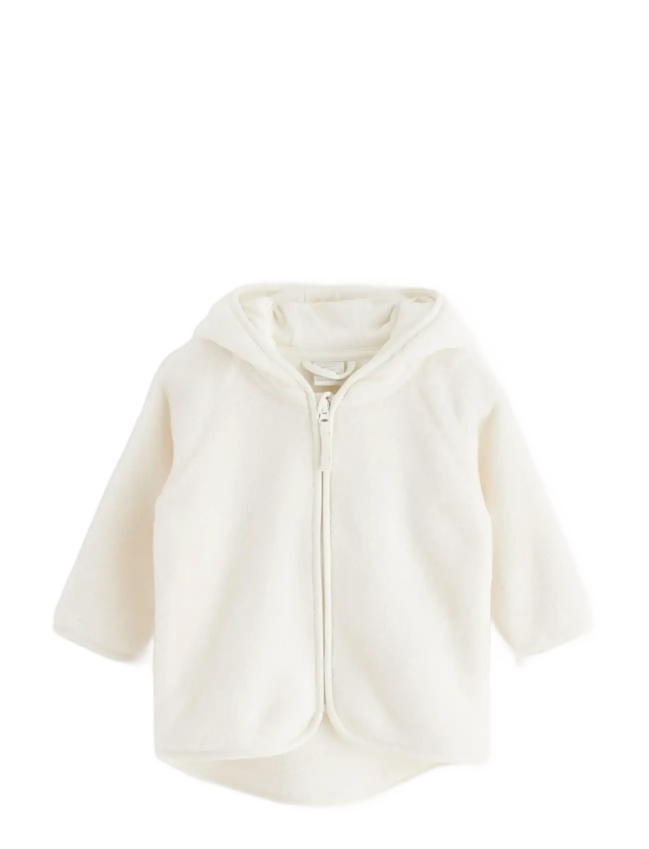 Jacket pile newborn - LIGHT DUSTY WHITE