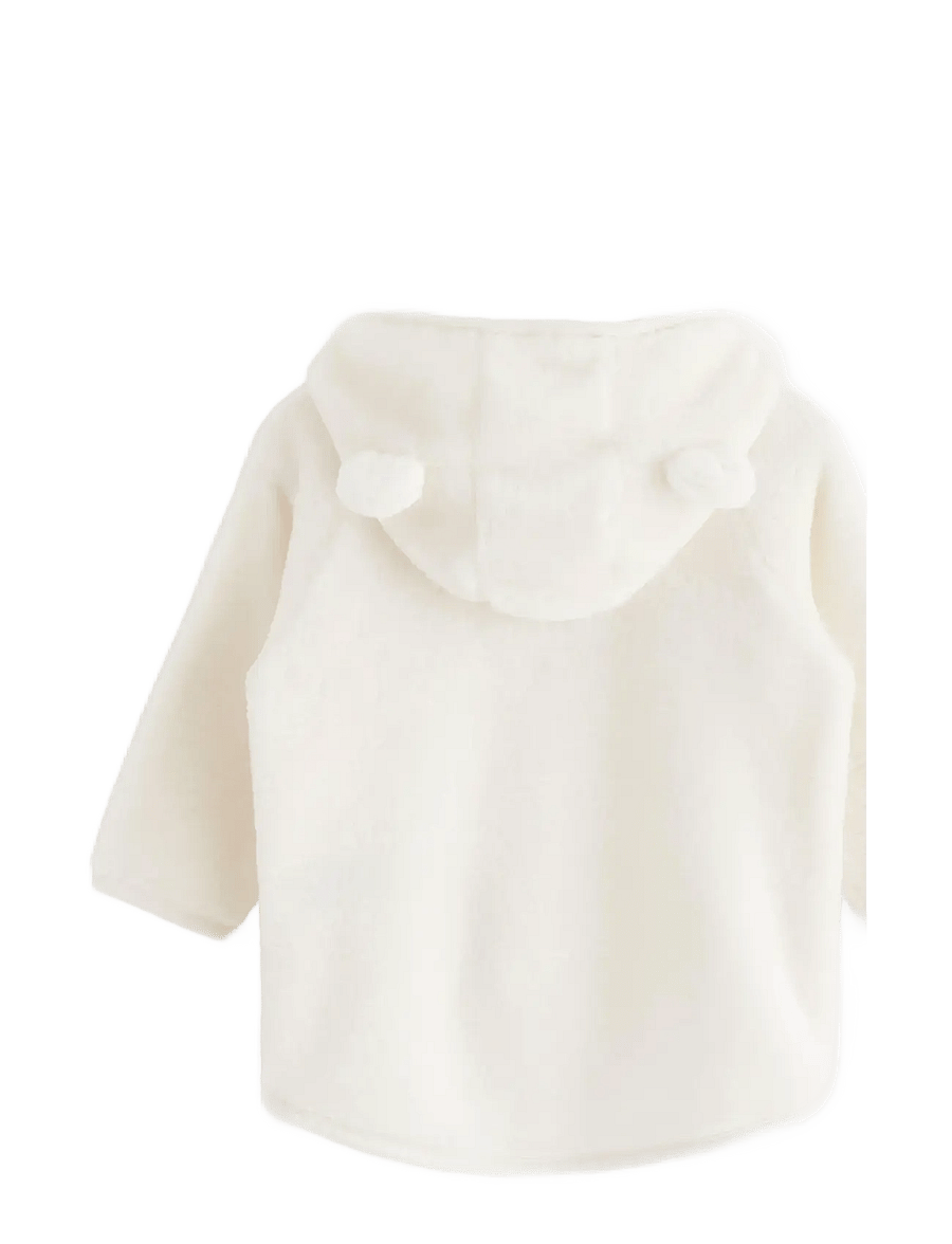 Lindex - Teddy jacket - fleecejacken - light dusty white - 1