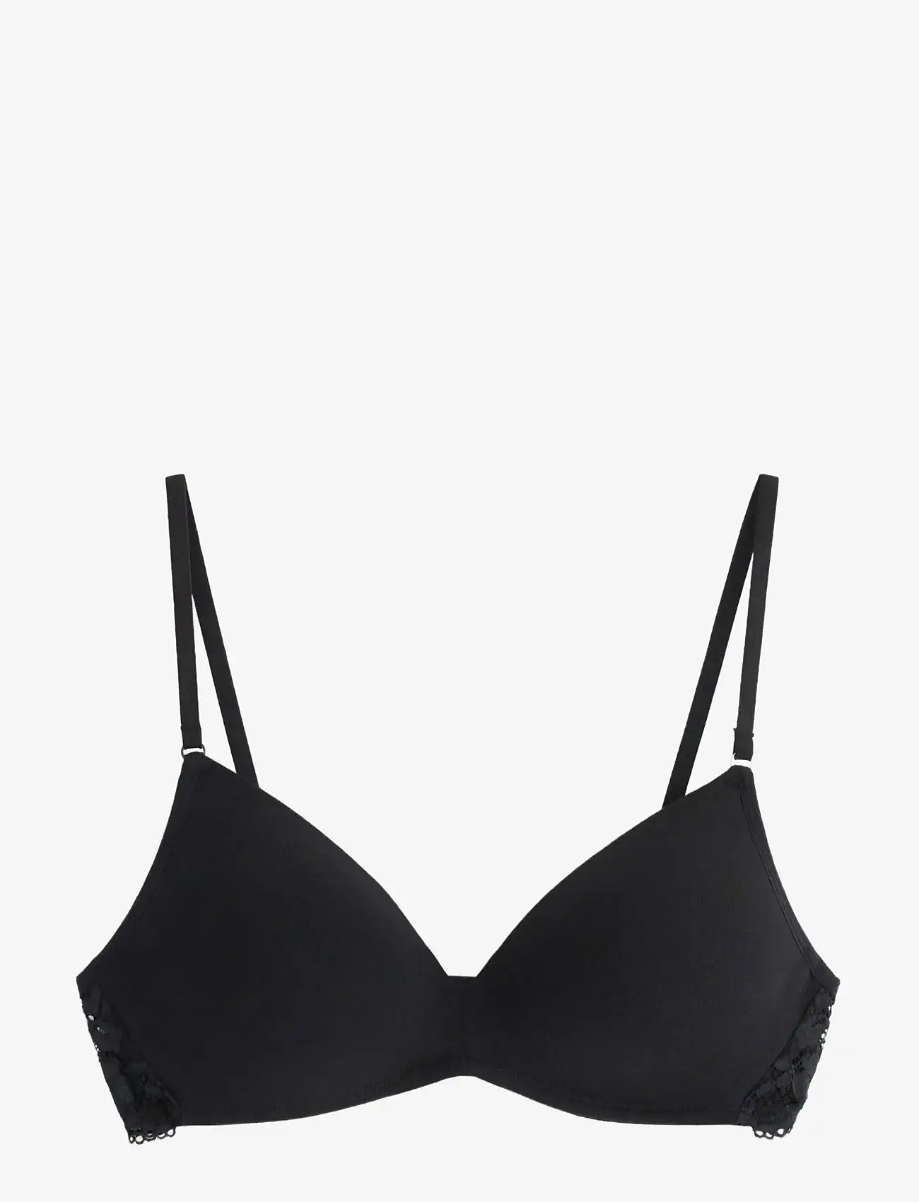 Lindex - Wirefree soft bra - push up bhs - black - 1