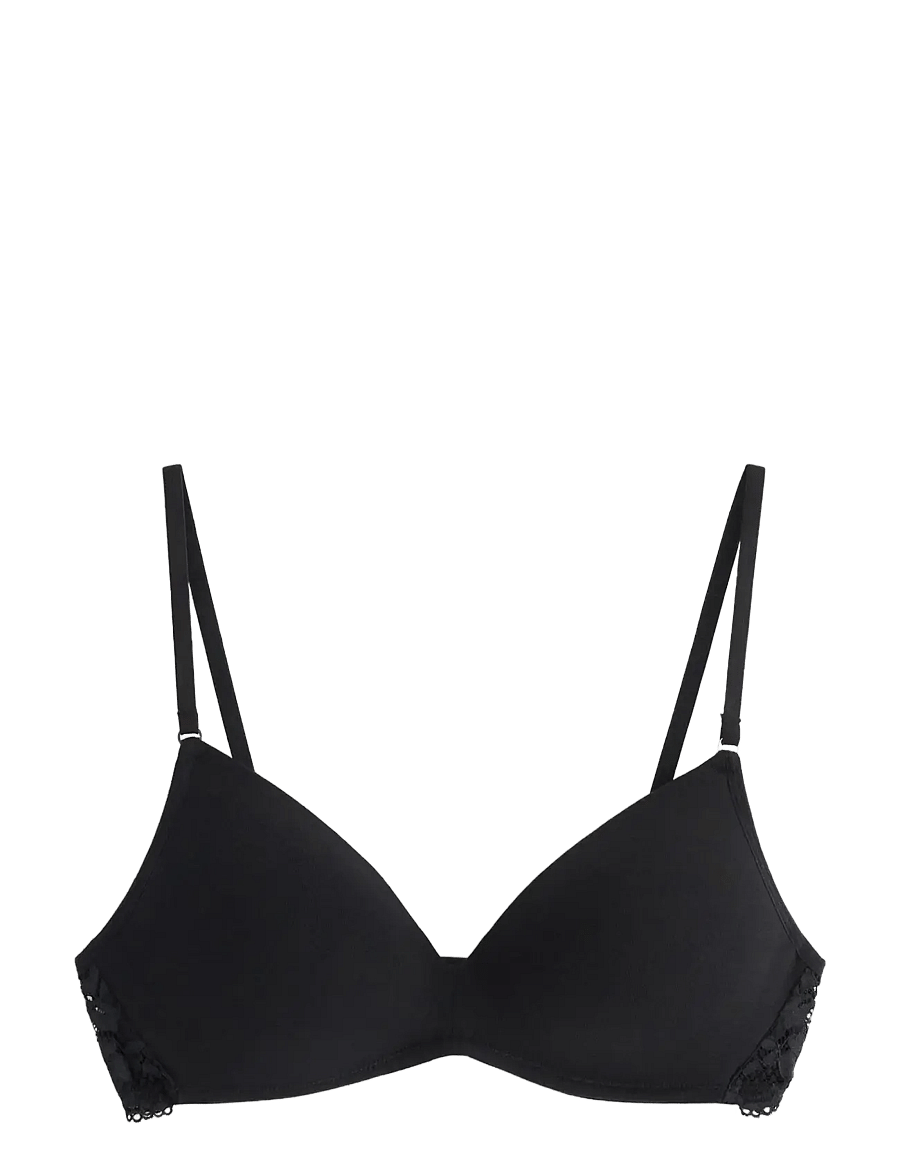 Lindex - Wirefree soft bra - push-up bhs - black - 1