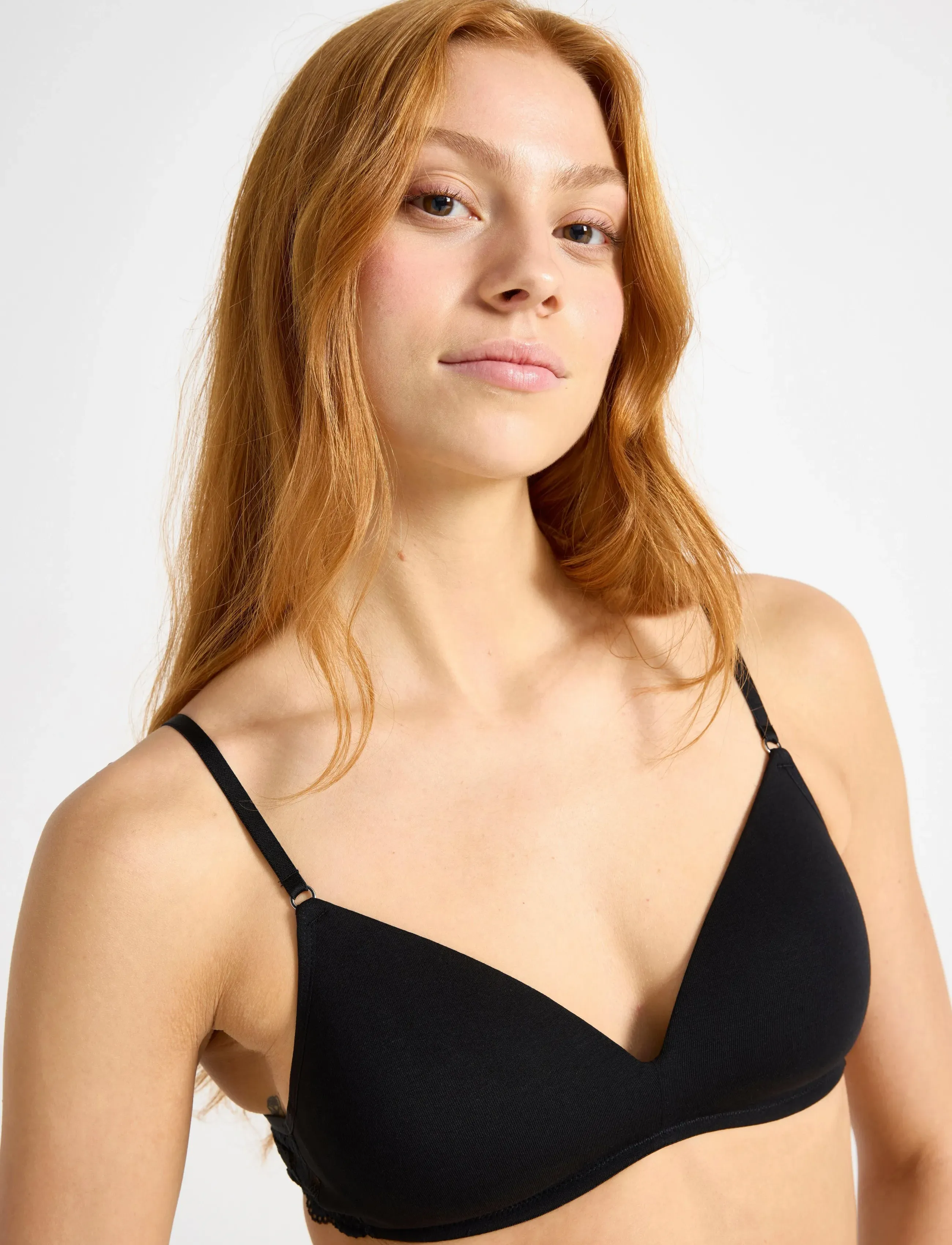 Lindex - Wirefree soft bra - push-up bhs - black - 4