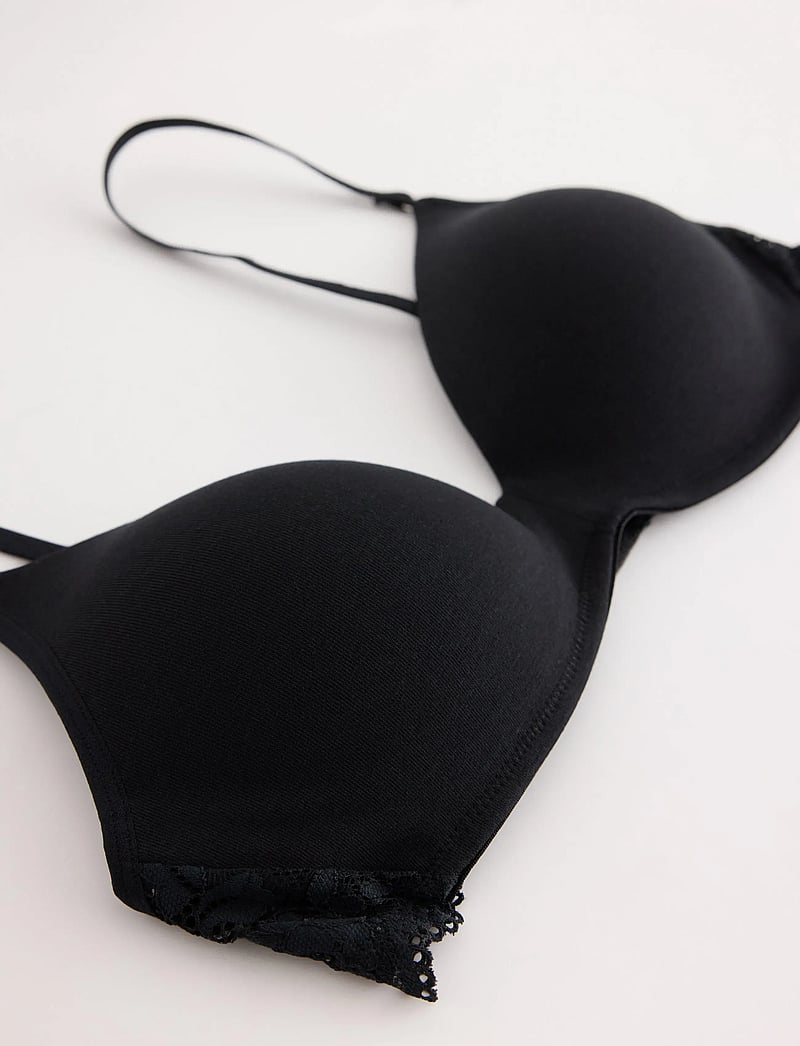 Lindex - Wirefree soft bra - push up bhs - black - 5