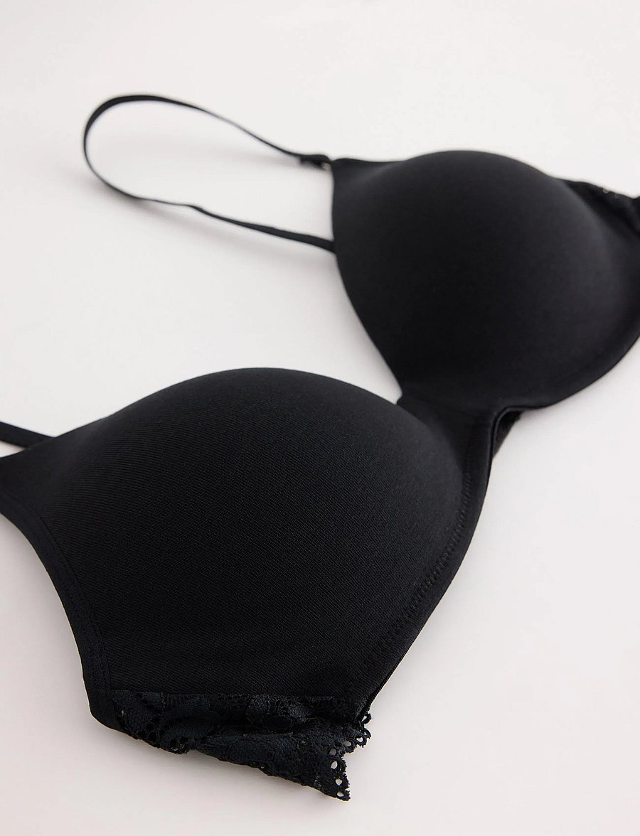 Lindex - Wirefree soft bra - push-up bhs - black - 5