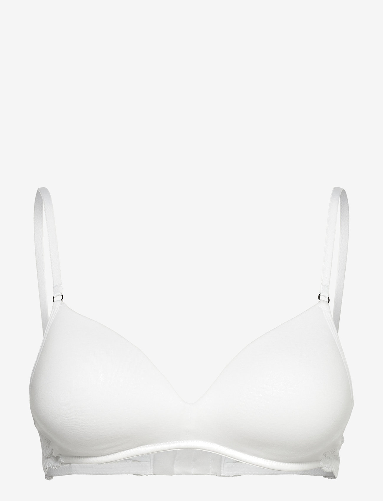 Lindex - Wirefree soft bra - push up bhs - white - 0