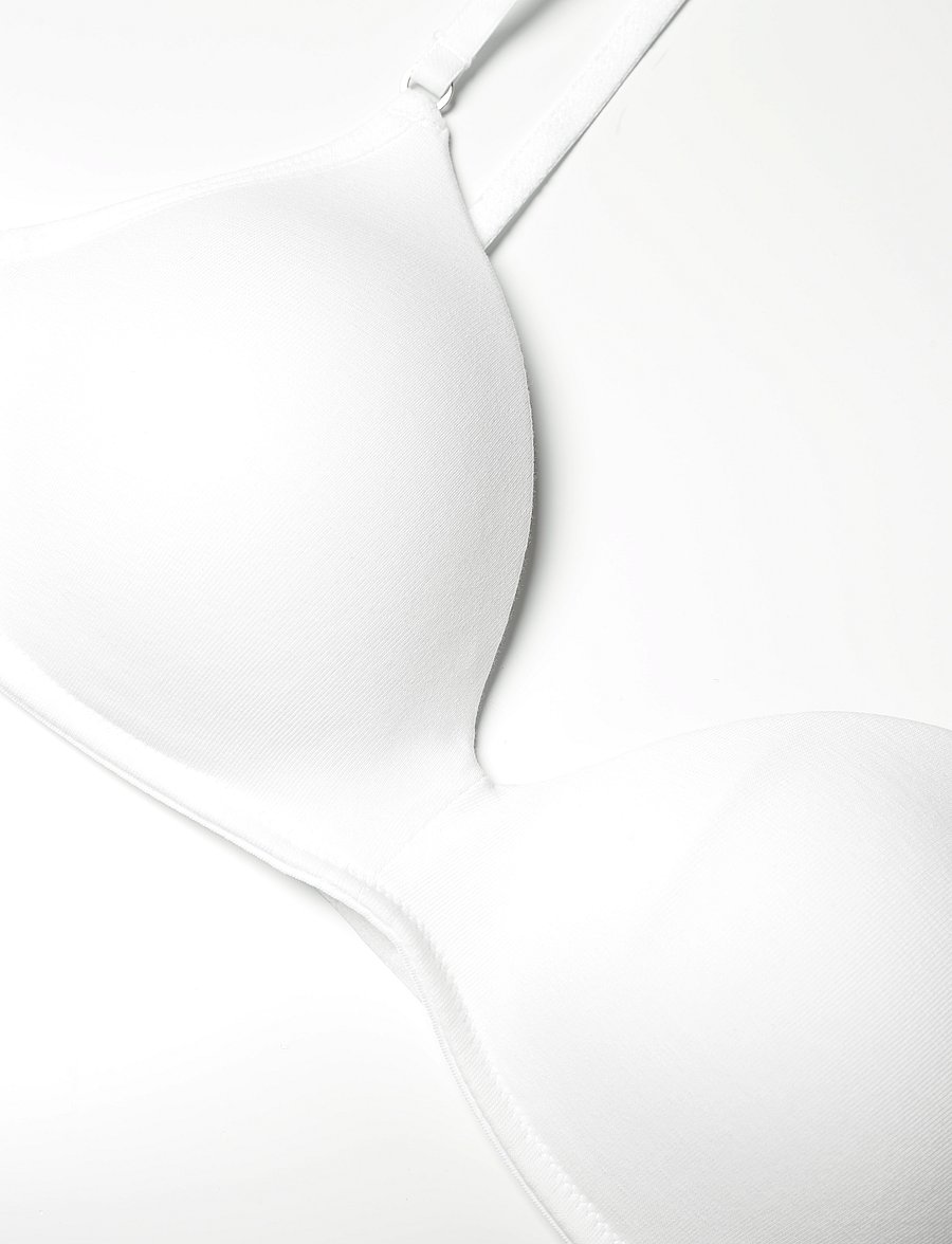 Lindex - Wirefree soft bra - push-up bhs - white - 2