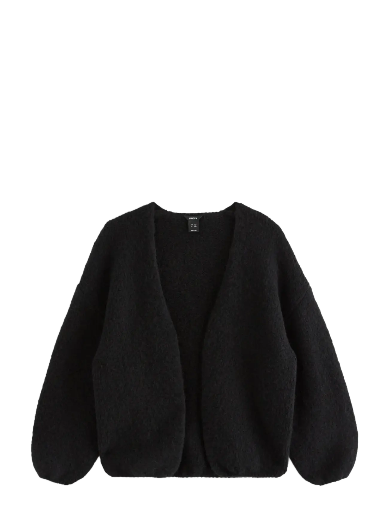 Lindex Knitted cardigan - Koftor - BLACK / black