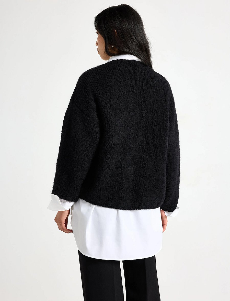 Lindex - Knitted cardigan - kardiganid - black - 3