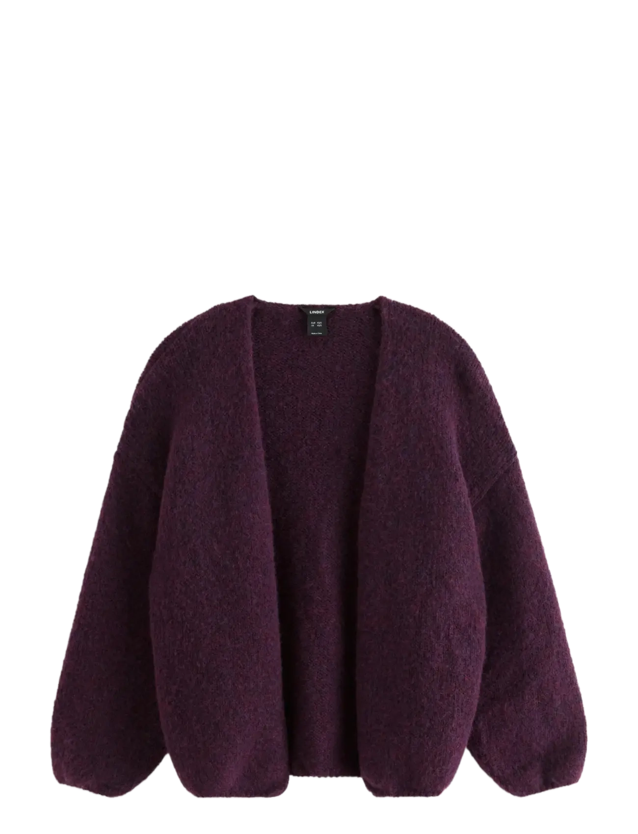 Lindex Knitted cardigan - Koftor - DARK LILAC / purple