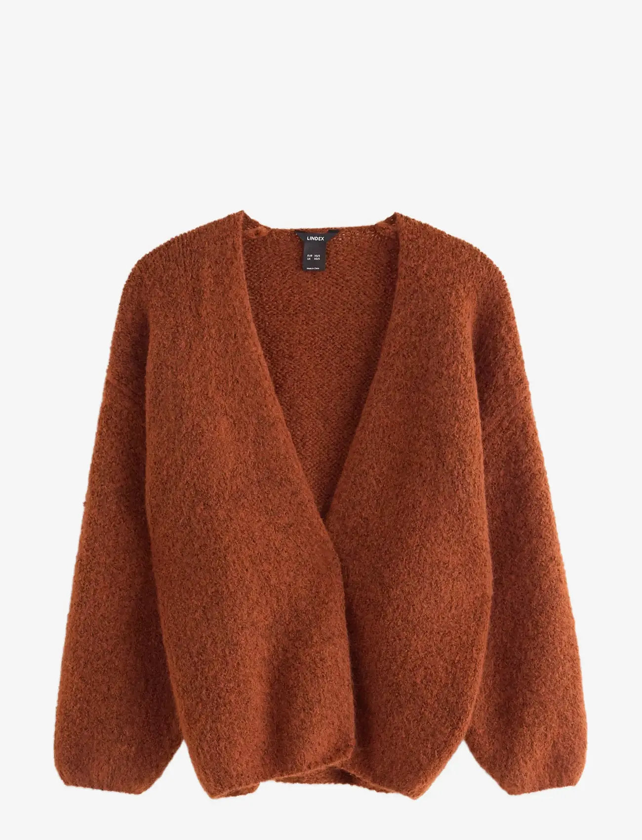 Lindex - Knitted cardigan - laveste priser - dusty orange - 1