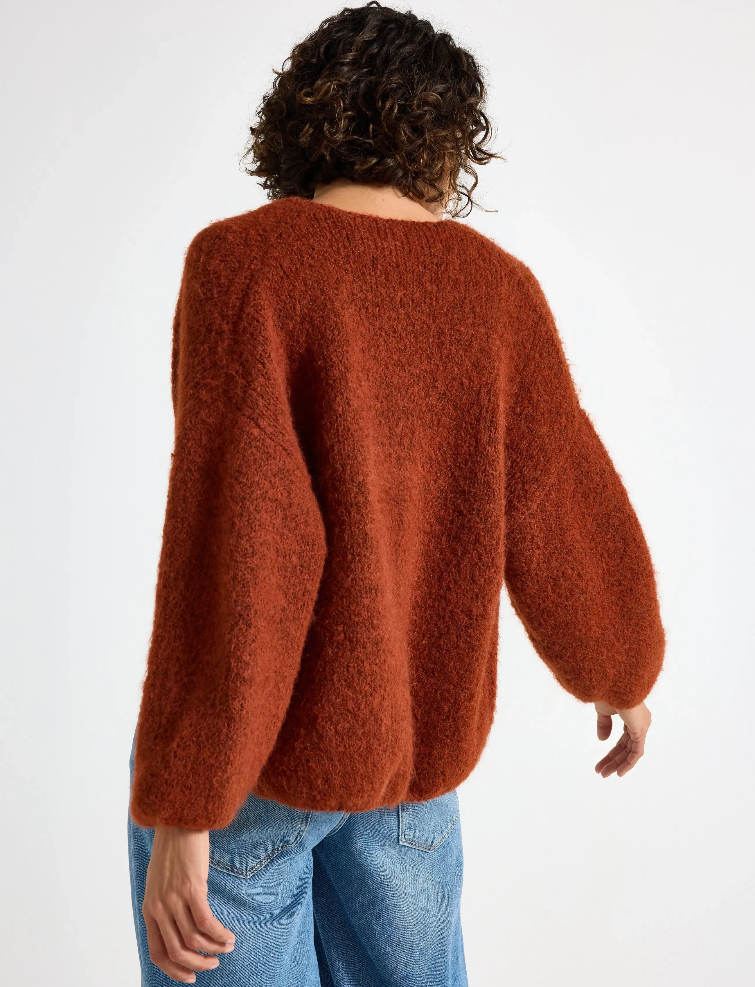 Lindex - Knitted cardigan - madalaimad hinnad - dusty orange - 3