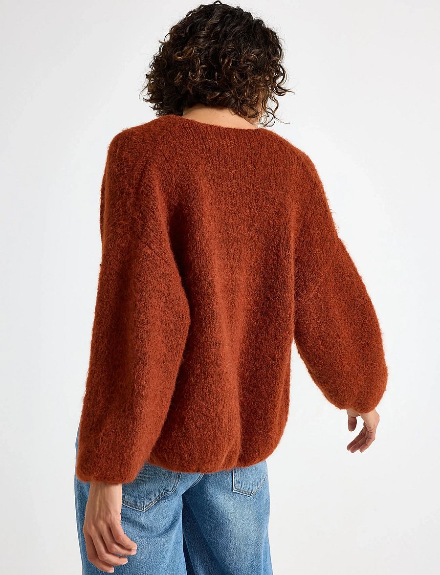 Lindex - Knitted cardigan - strickjacken - dusty orange - 3