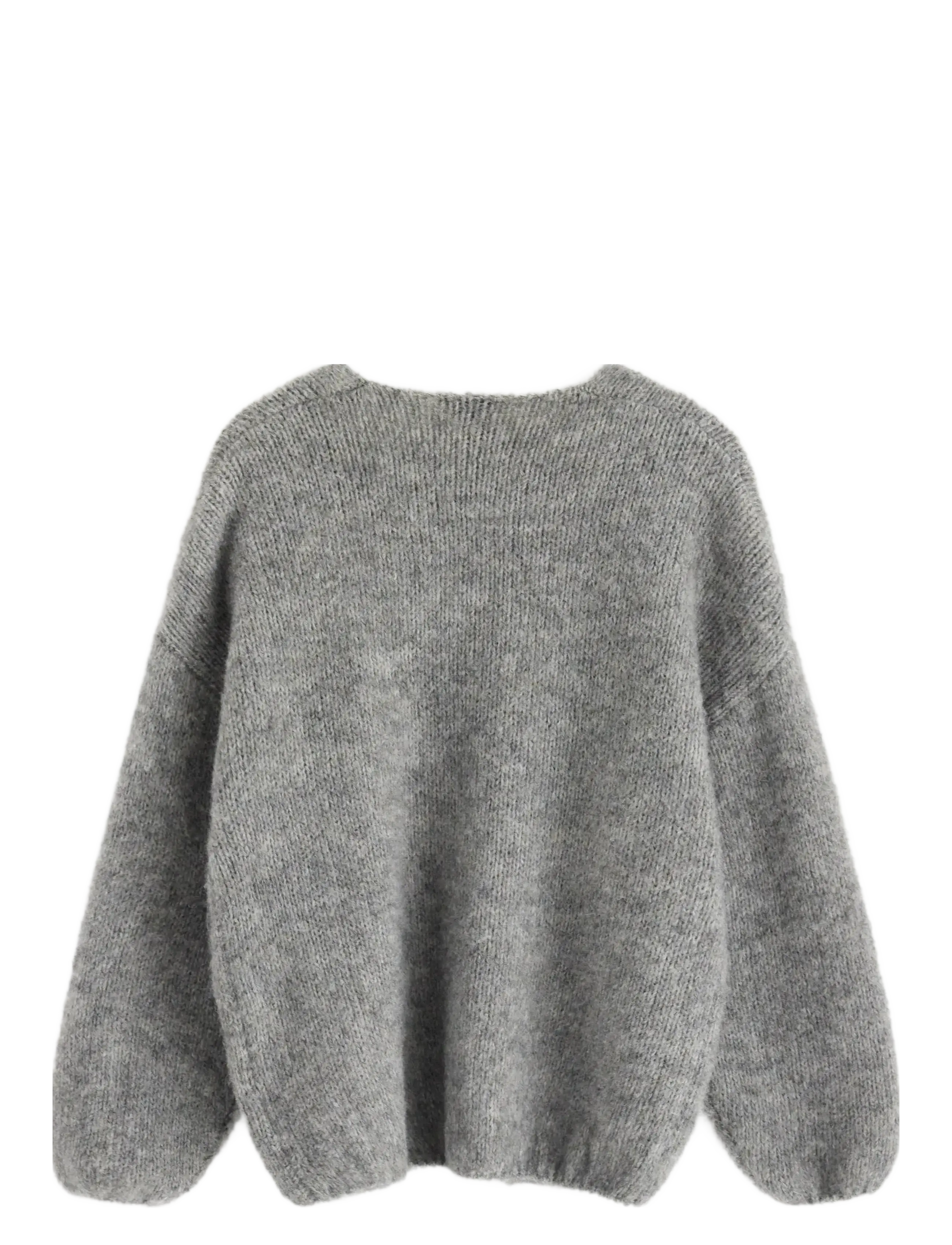 Lindex - Knitted cardigan - koftor - grey - 2