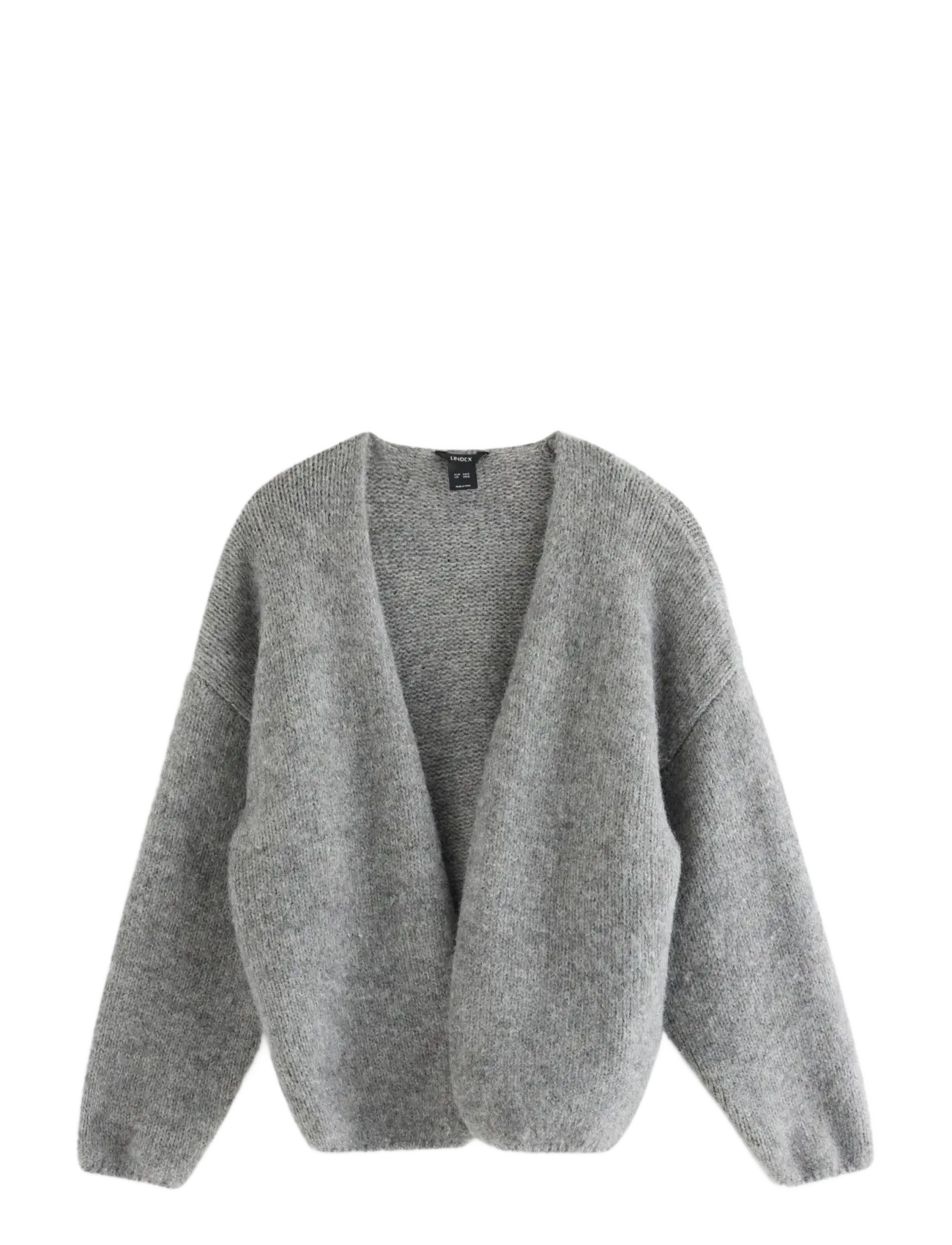 Lindex Knitted cardigan - Cardigans - GREY MELANGE / grey