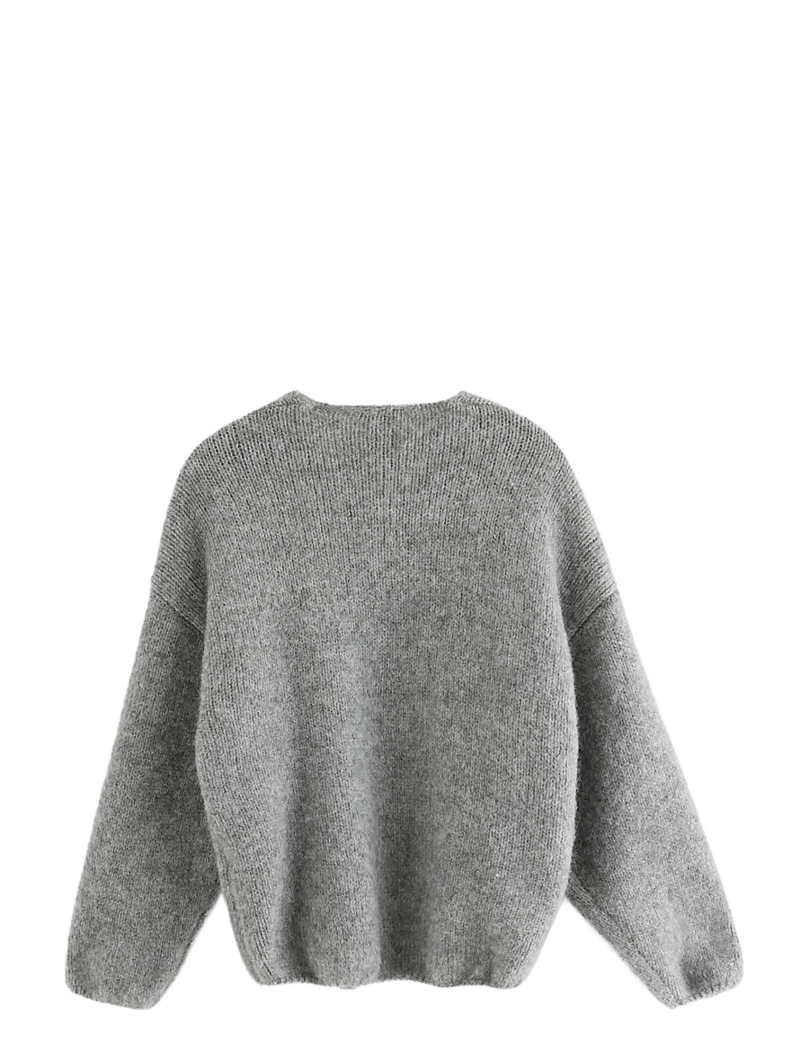 Lindex - Knitted cardigan - cardigans - grey melange - 2
