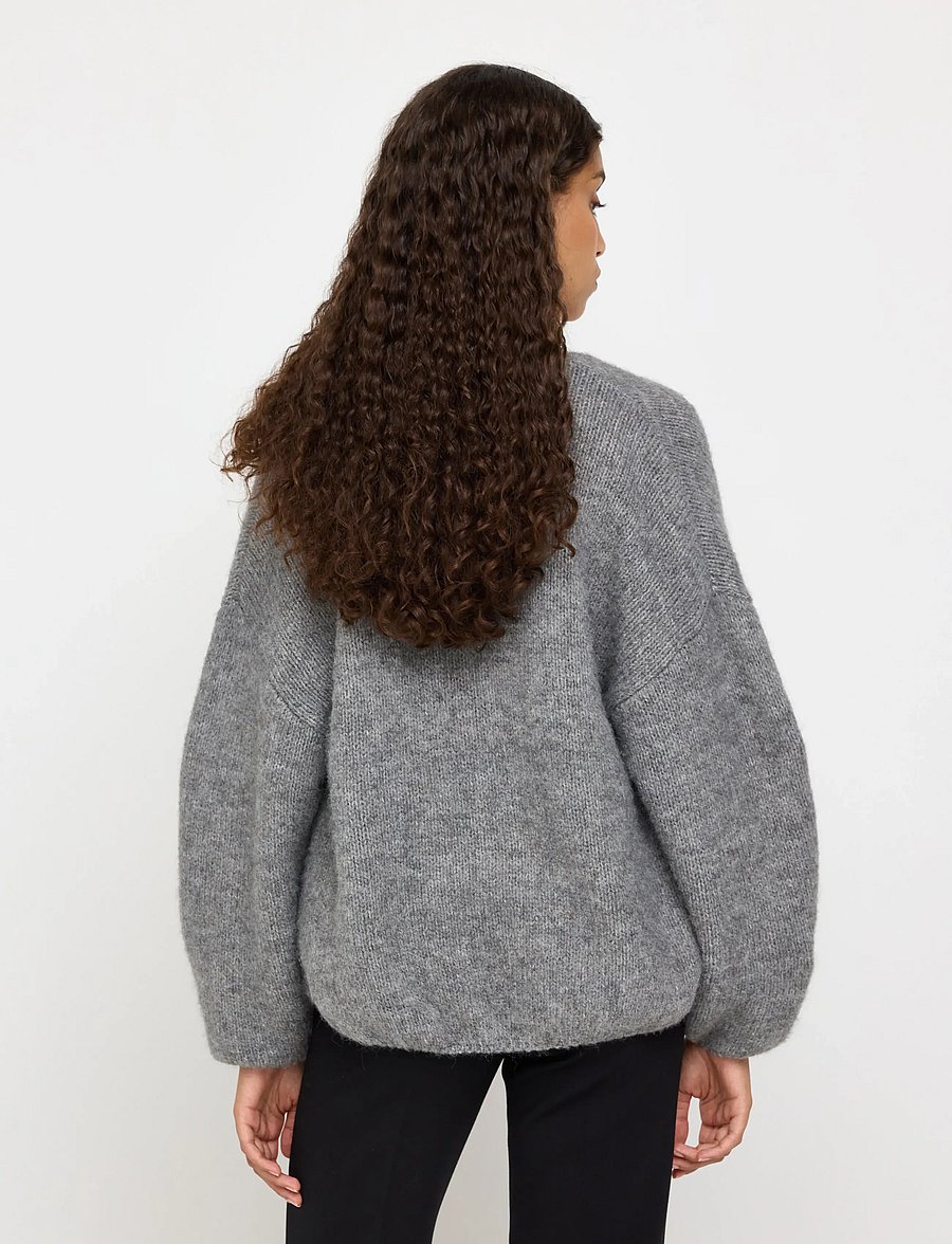 Lindex - Knitted cardigan - cardigans - grey melange - 3