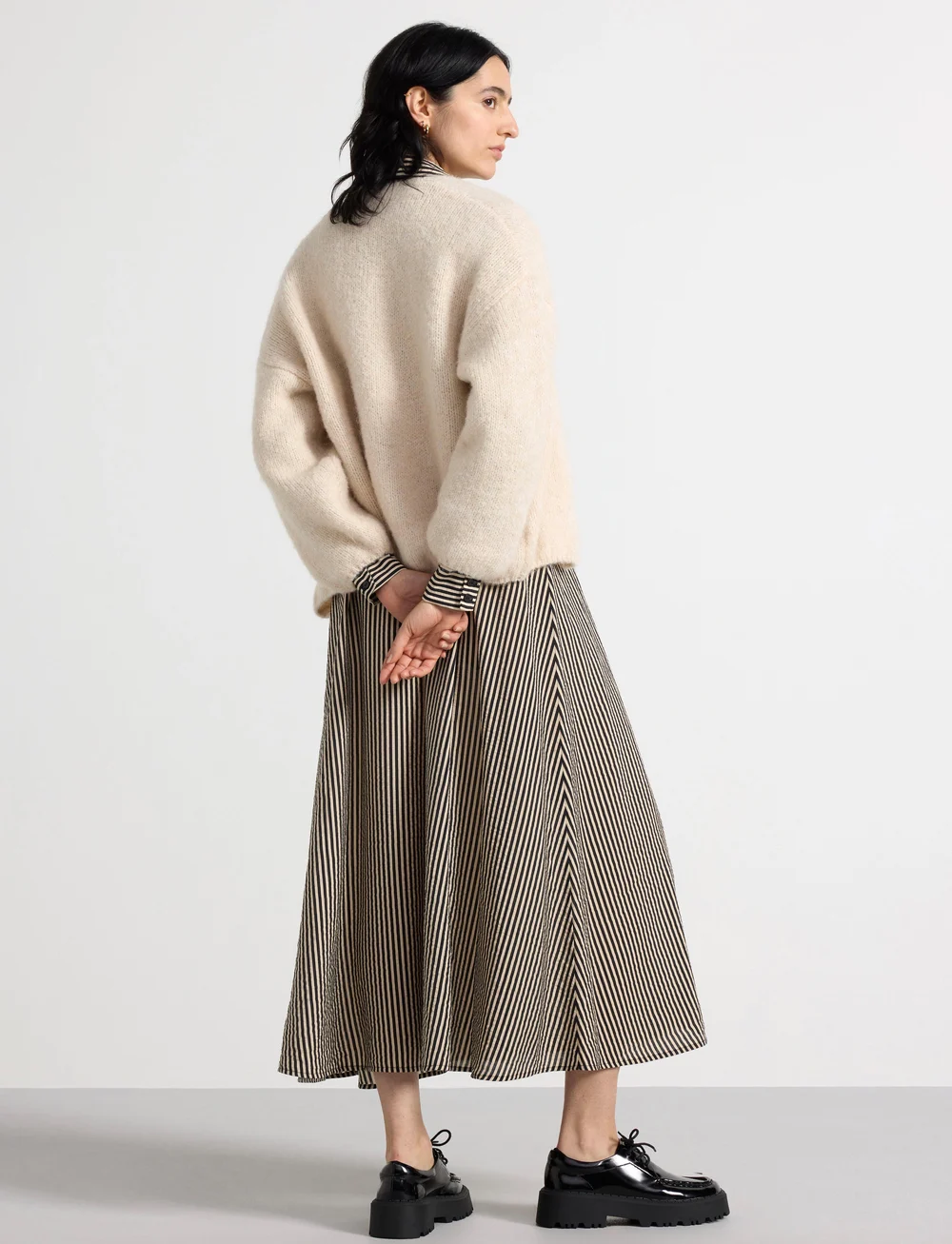 Lindex - Strikket cardigan - koftor - light beige - 3