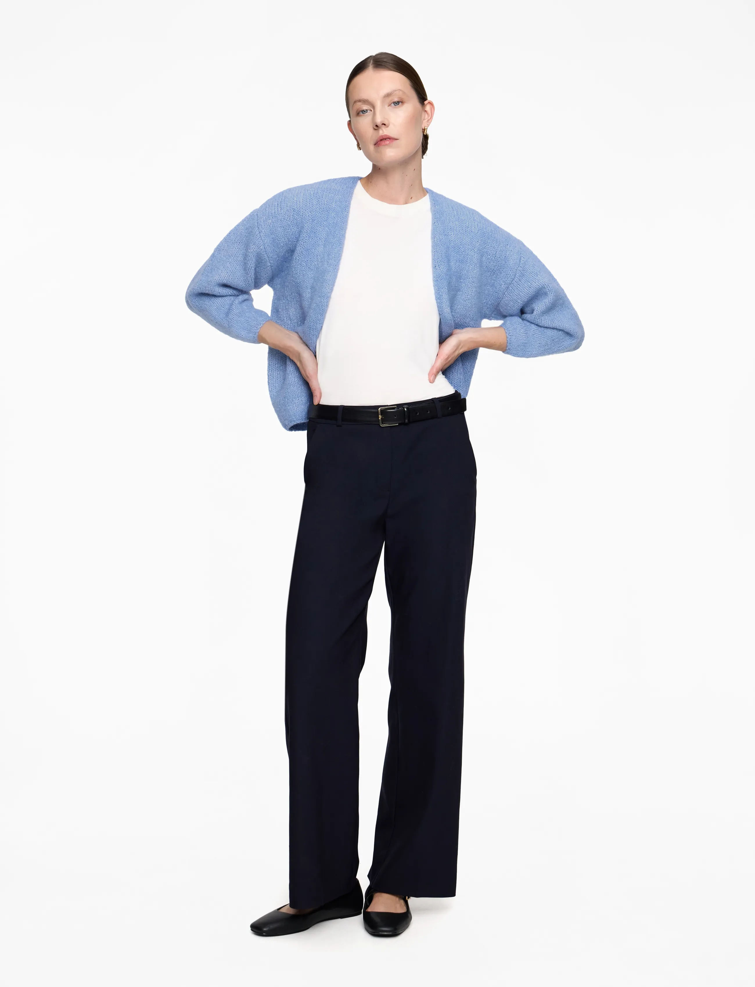 Lindex - Knitted cardigan - kardigani - light blue - 2