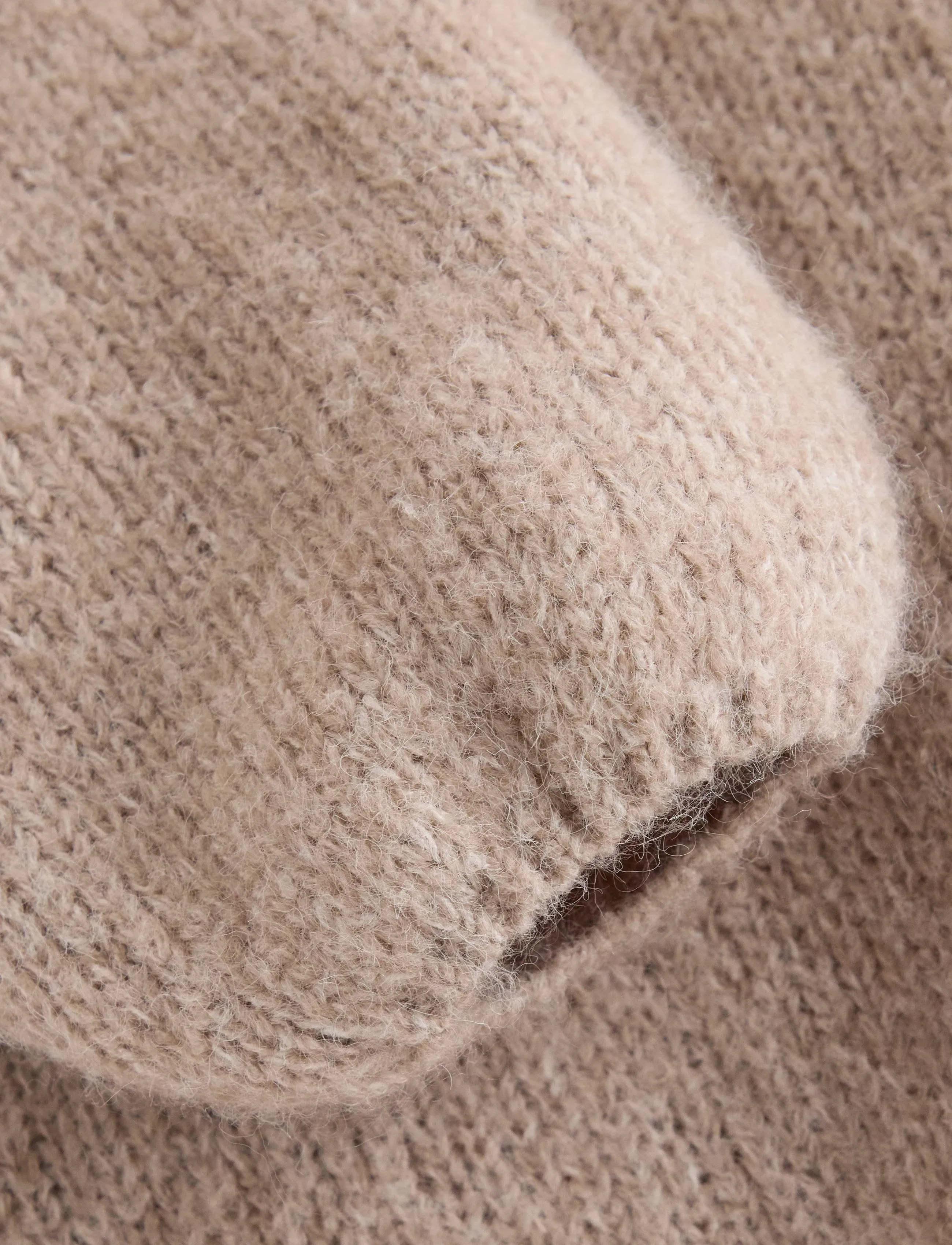 Lindex - Knitted cardigan - cardigans - light brown melange - 5