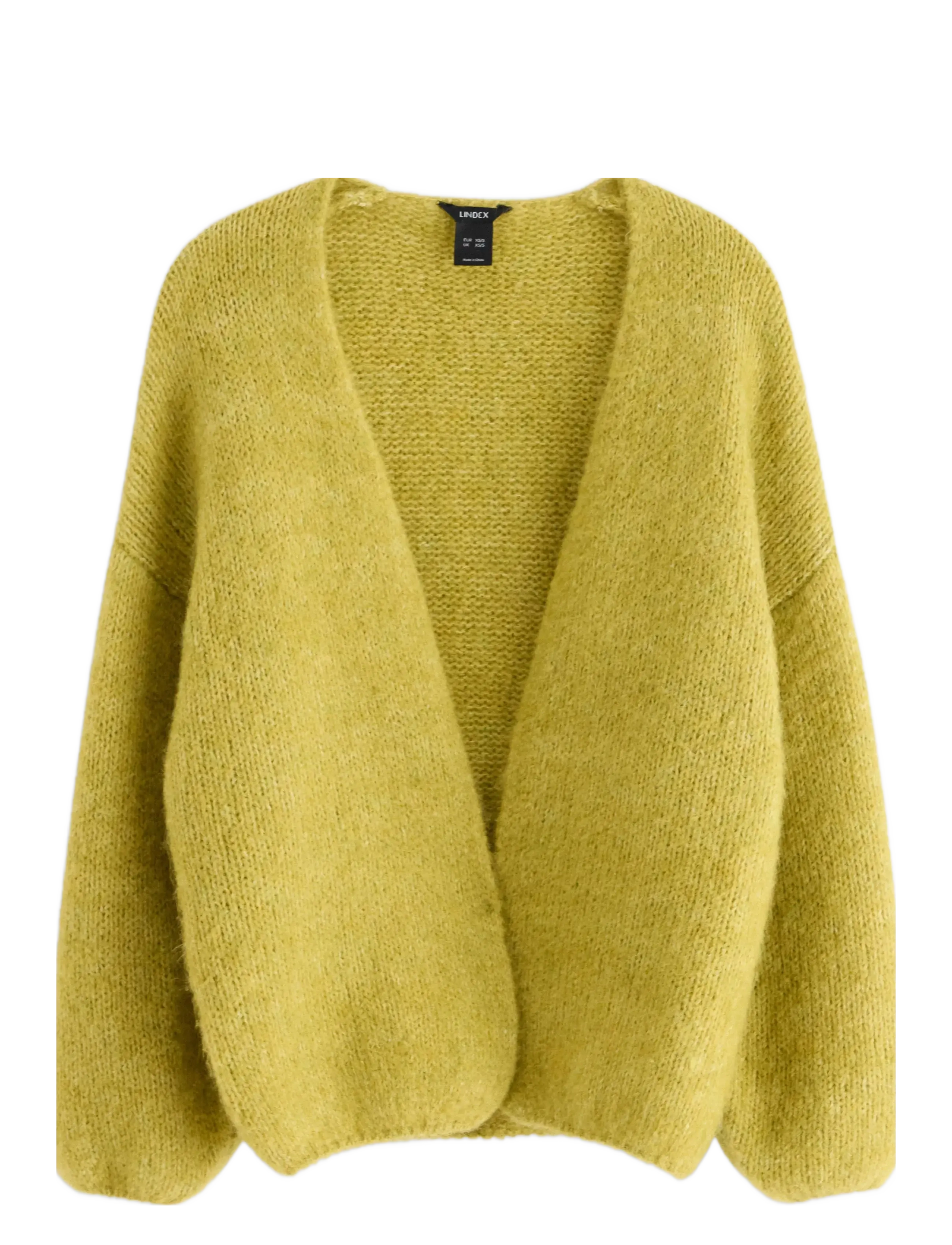Lindex Strikket cardigan - Cardigans - LIGHT GREEN / cream