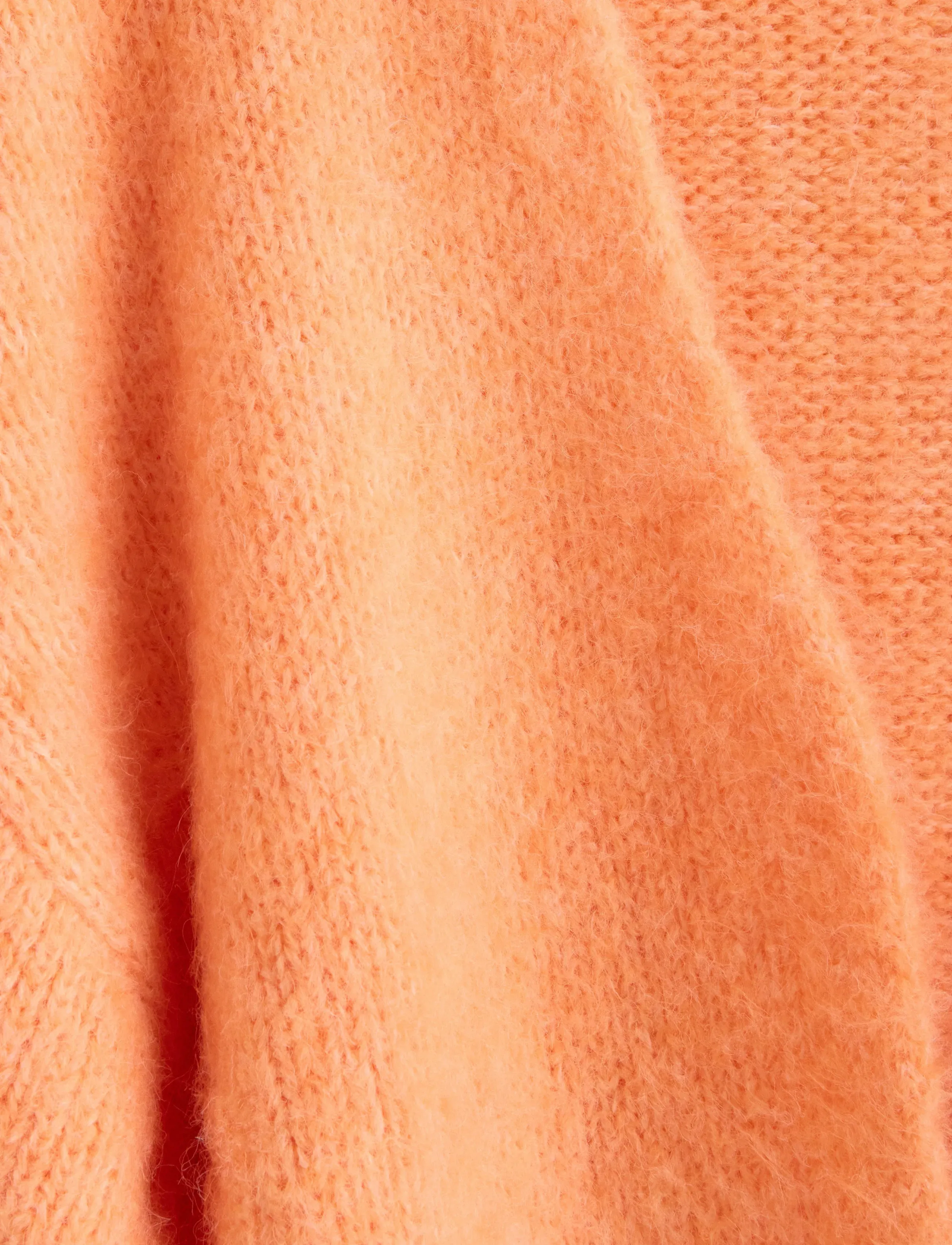 Lindex - Knitted cardigan - koftor - light orange - 5
