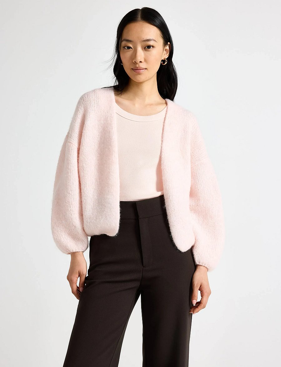Lindex - Knitted cardigan - kardiganid - light pink - 0