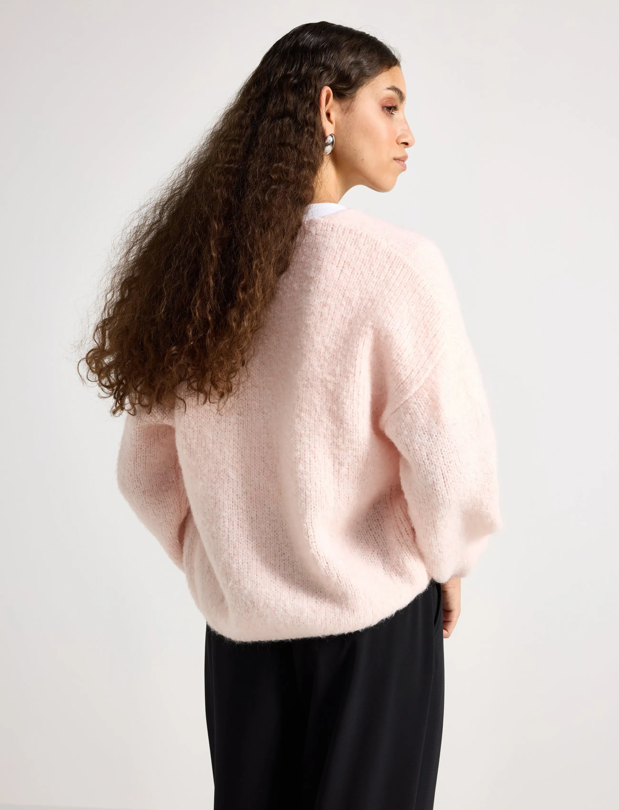 Lindex - Knitted cardigan - cardigans - light pink - 3