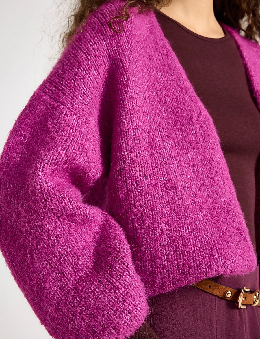 Lindex - Knitted cardigan - cardigans - lilac - 4