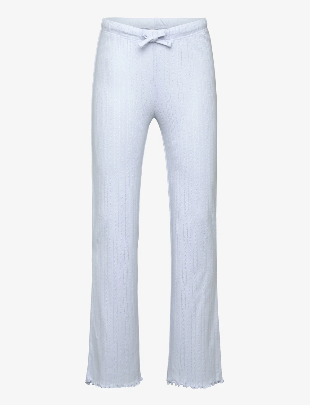 Lindex - Trousers pyjama pointelle long - pyjamas - light blue - 0