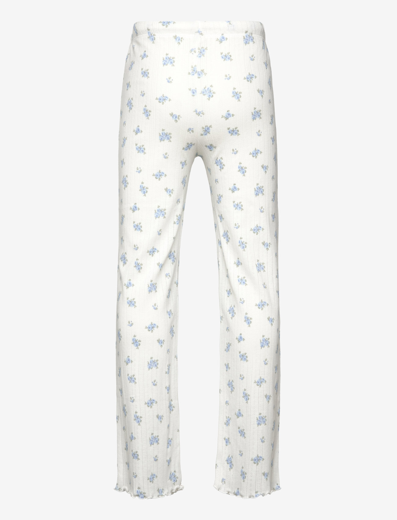 Lindex - Trousers pyjama pointelle long - pyjamas - off white - 1
