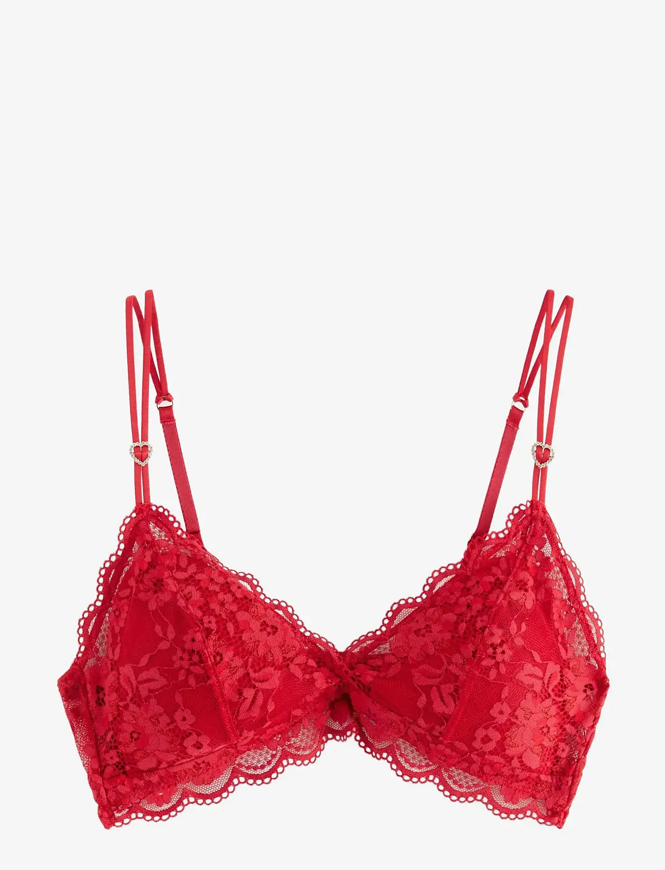 Lindex - Bra Iris Soft bralette Heart s - red - 1