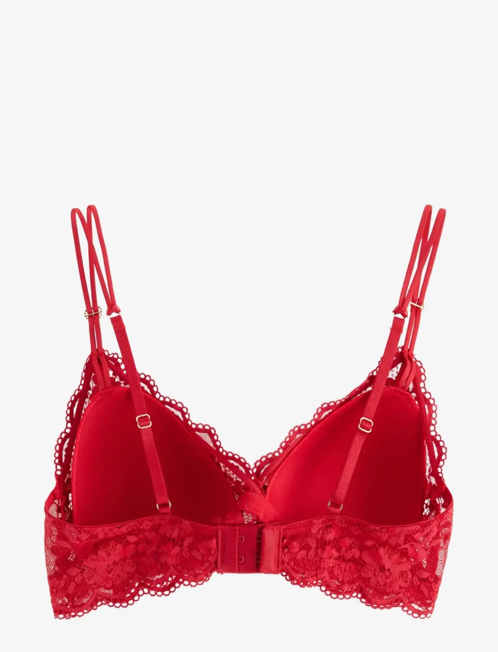 Lindex - Bra Iris Soft bralette Heart s - bralette - red - 2