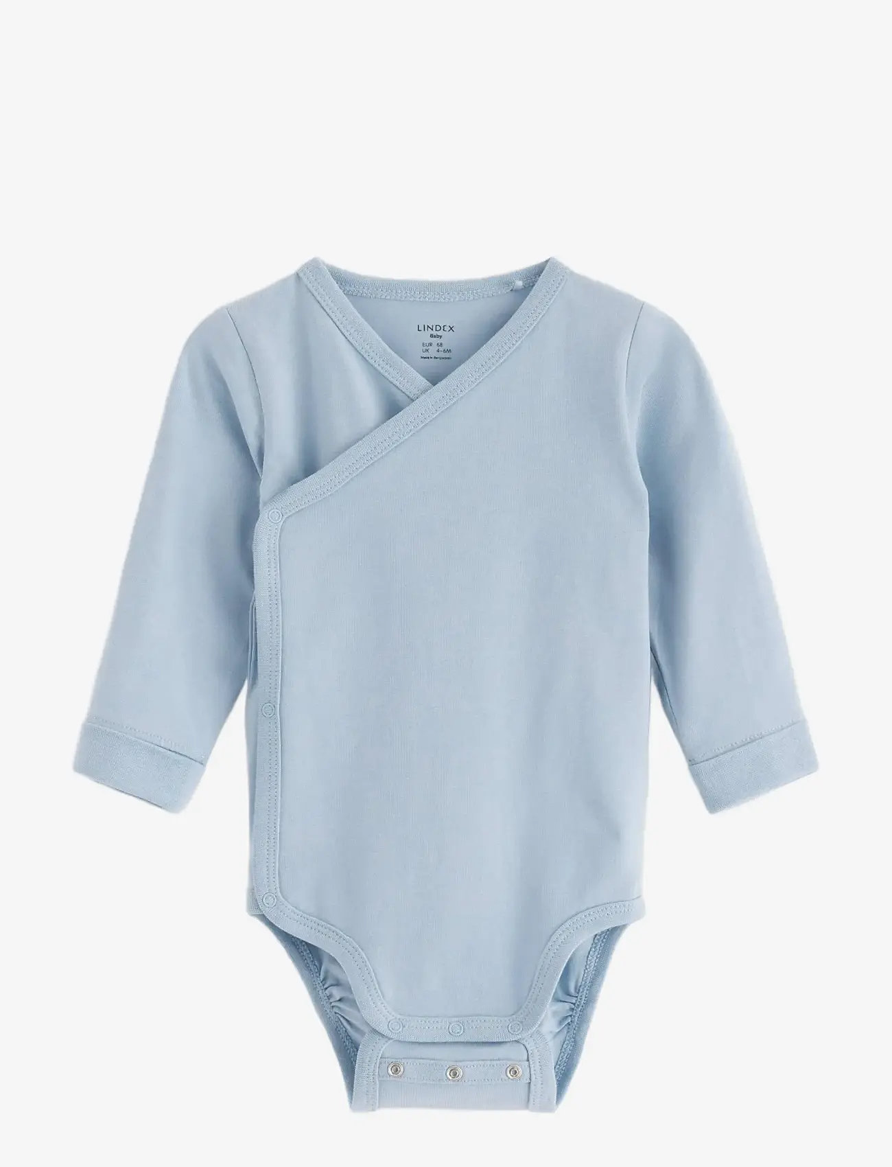 Lindex - Slå-om body - light dusty blue - 0