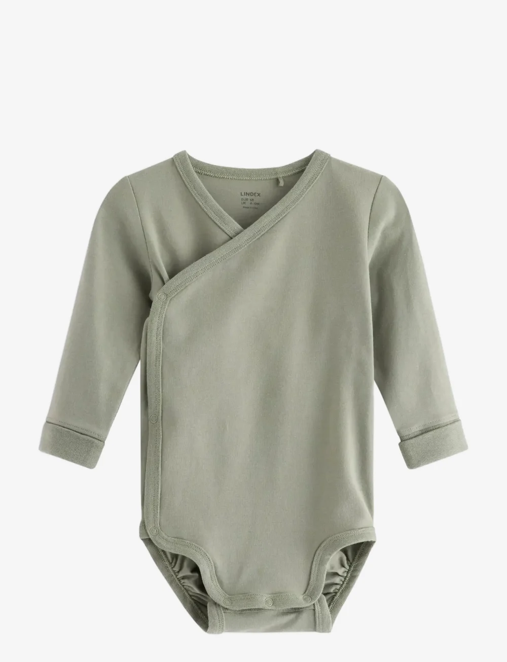 Lindex - Slå-om body - wickelbodys - light dusty green - 0